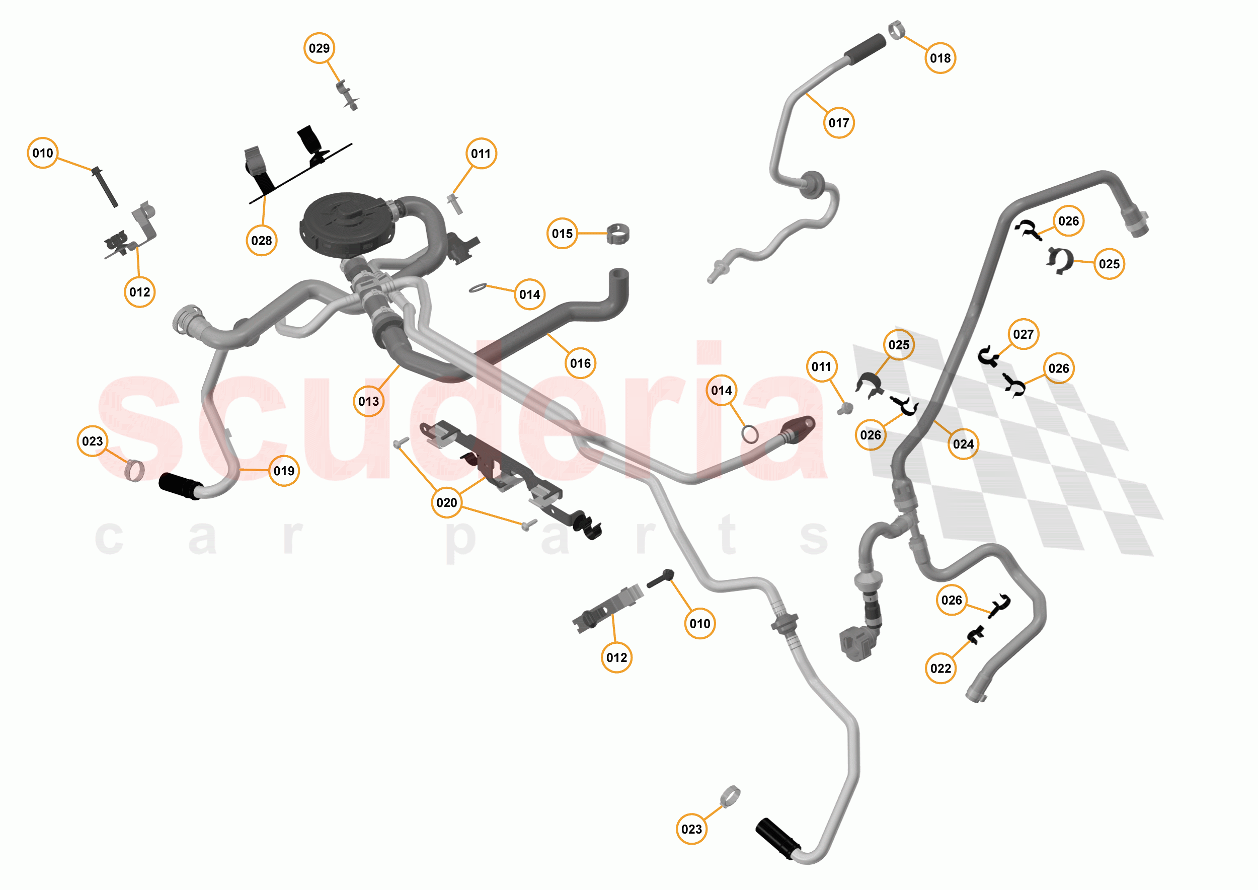 16 - F1 - POWER UNIT - 16.14 - 01 - POWER UNIT - BREATHER ASSEMBLY of McLaren McLaren 675LT Coupe