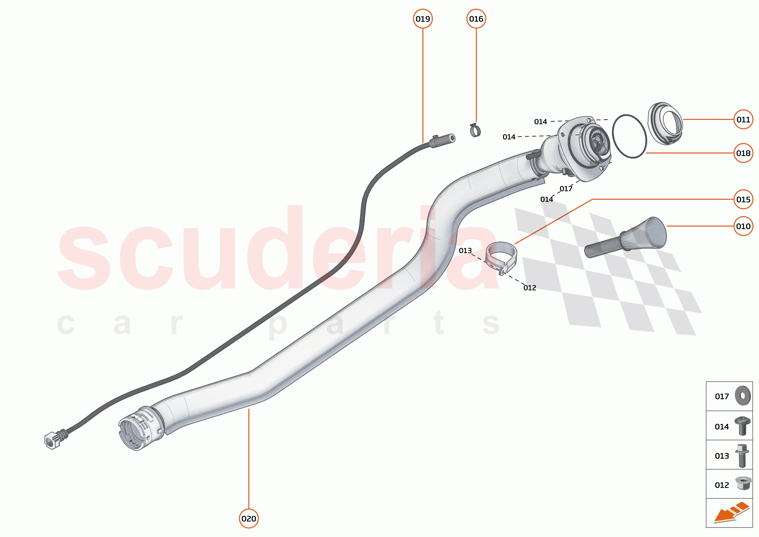 27 - FUEL TANK - 27.3 - FUEL FILLER NECK of McLaren McLaren 600LT