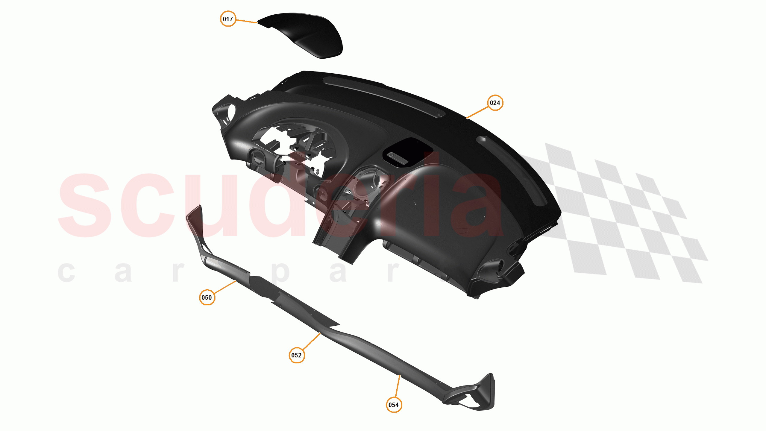 27 - N1 - FACIA - 27.3 - 01 - FACIA - LEATHER of McLaren McLaren 625C Coupe