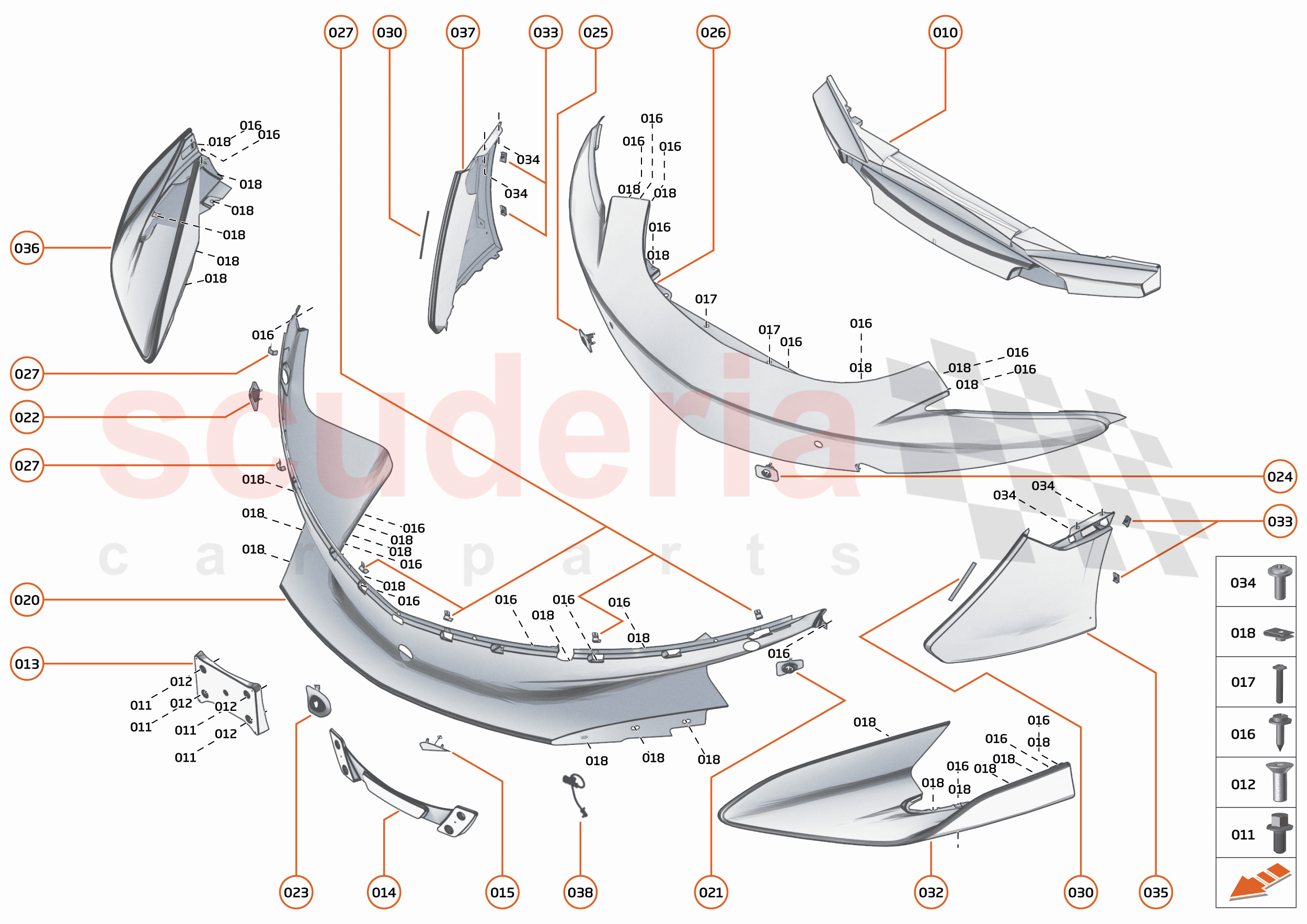 9 - EXTERIOR ORNAMENTATION - 9.1 - FRONT BUMPER of McLaren McLaren 600LT