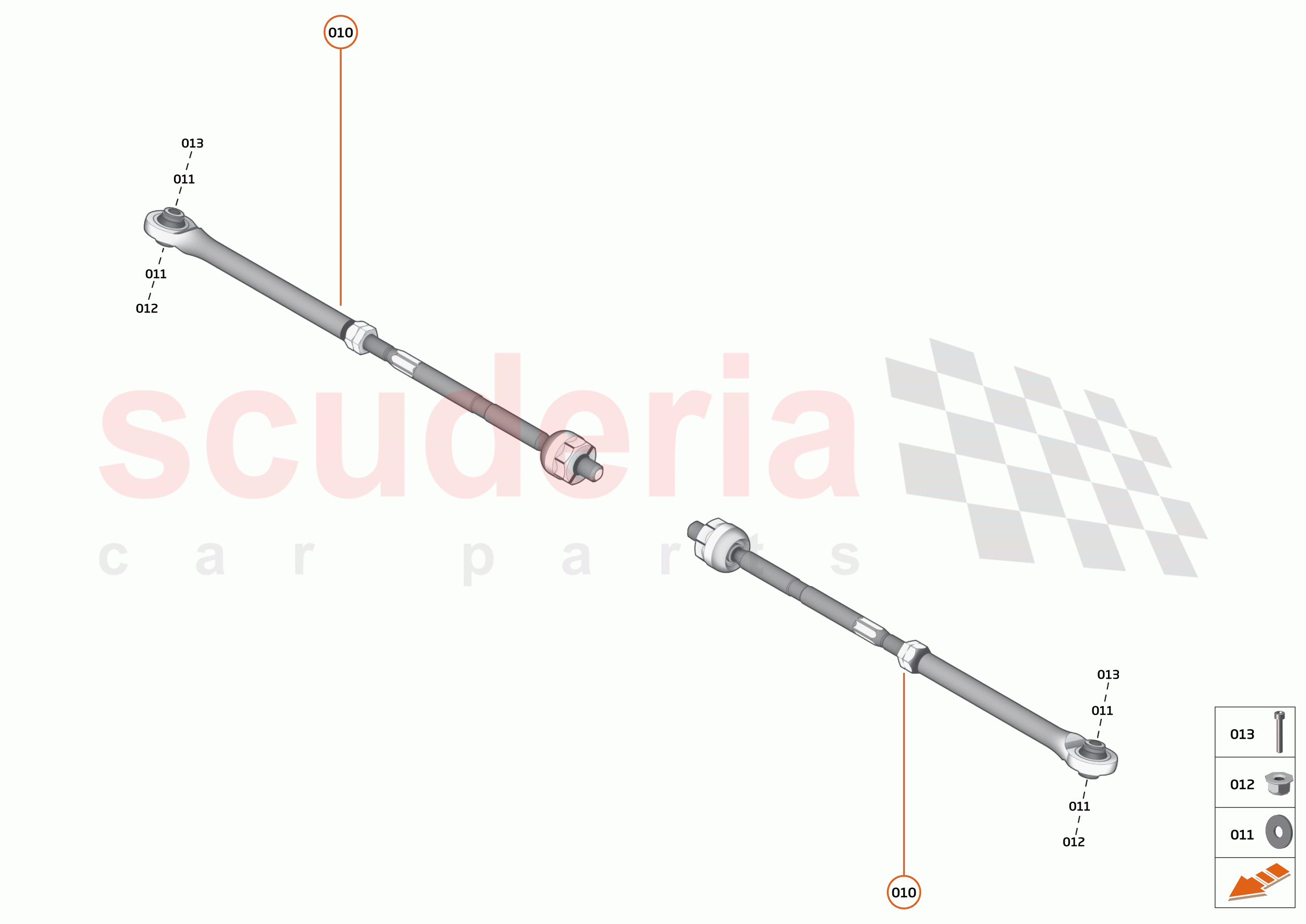 17 - SUSPENSION - 17.9 - REAR TOE LINK of McLaren McLaren Senna GTR