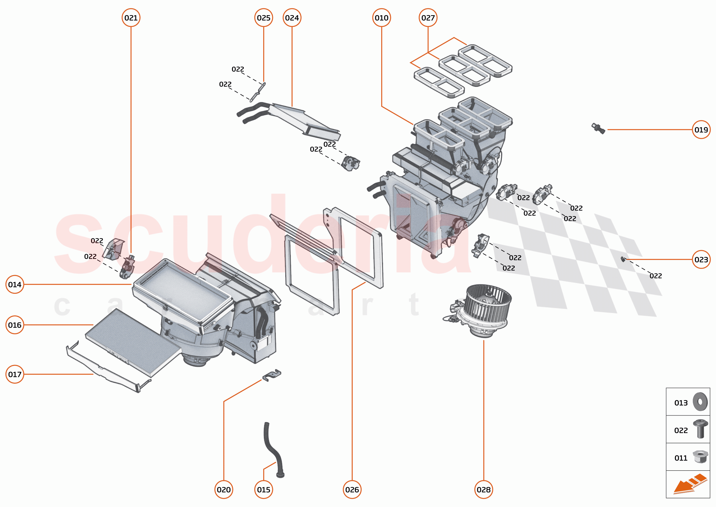 15 - HVAC - 15.1 - HVAC INLET AND DISTRIBUTION of McLaren McLaren 600LT