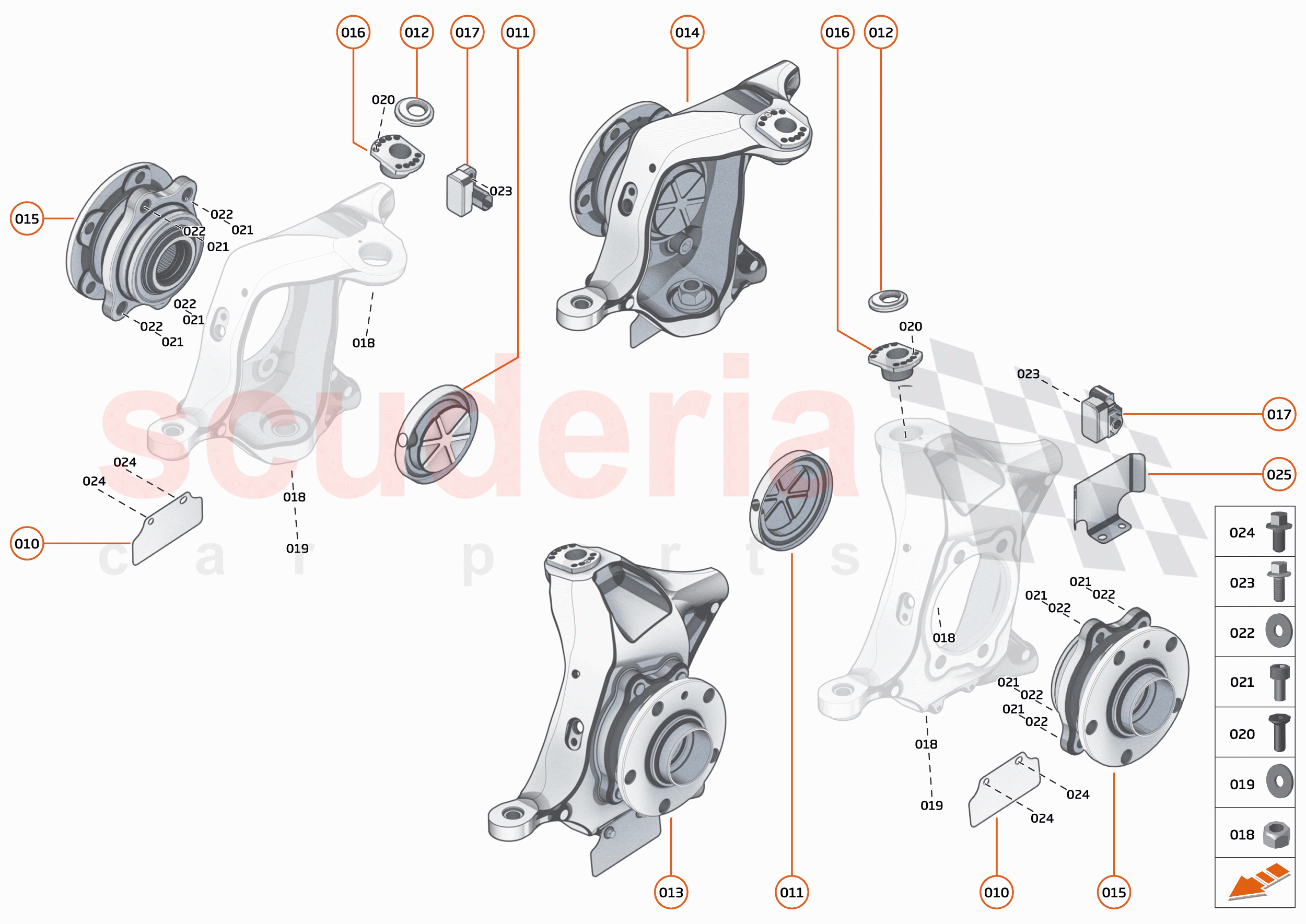 19 - SUSPENSION - 19.2 - UPRIGHTS FRONT of McLaren McLaren Artura