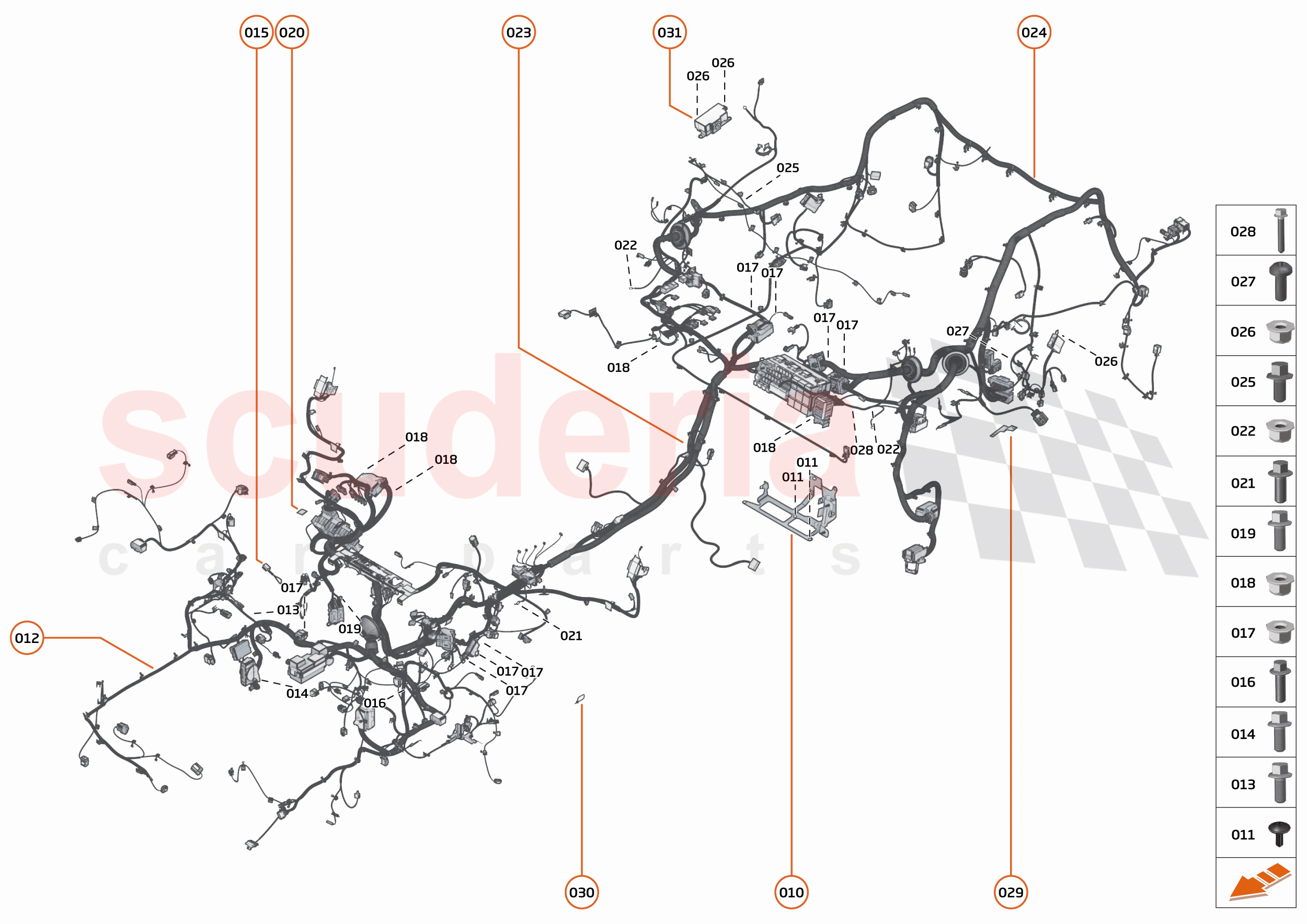 38 - WIRING HARNESS - 38.2 - BODY WIRING HARNESS of McLaren McLaren Artura