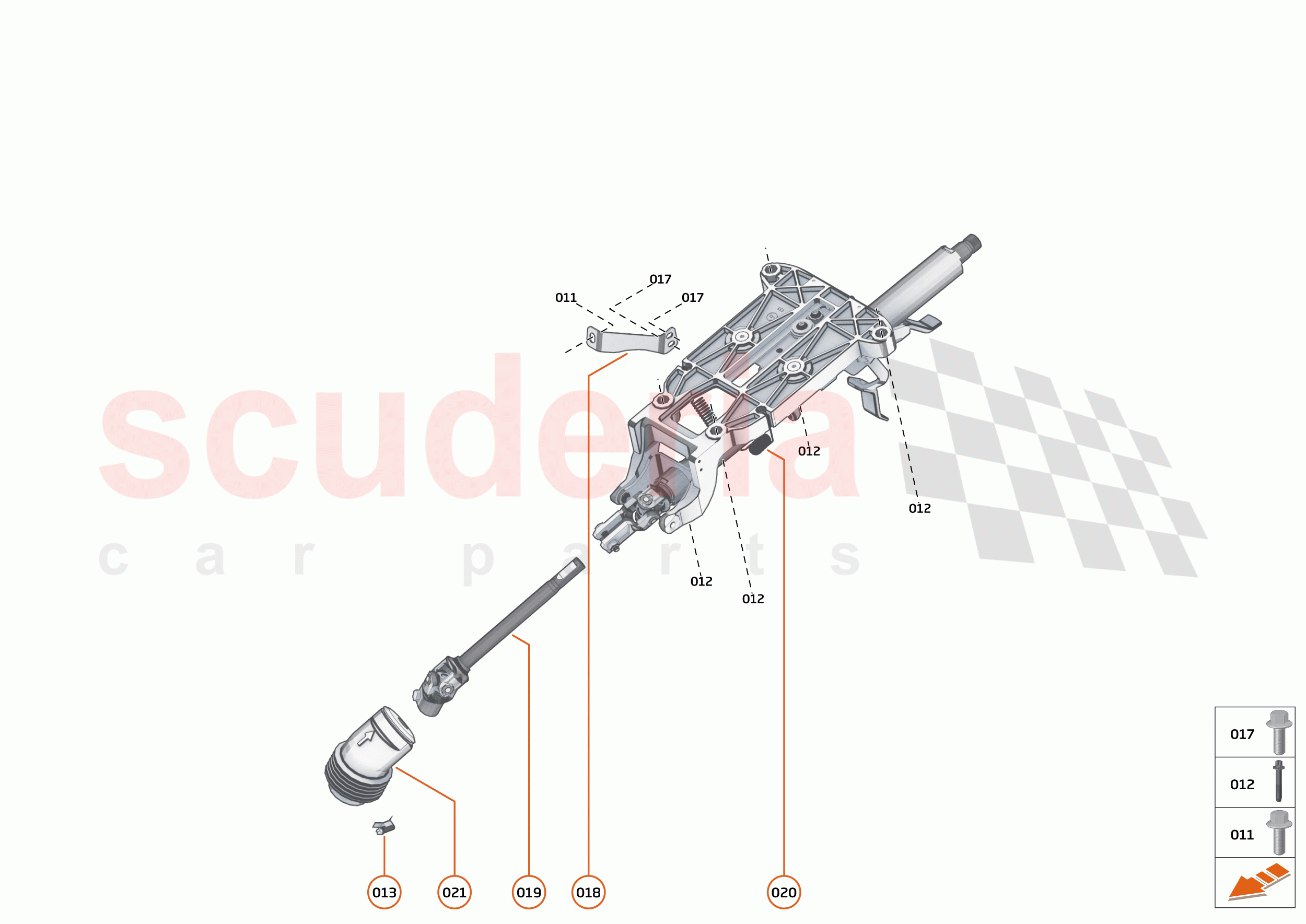 25 - STEERING - 25.4 - STEERING COLUMN of McLaren McLaren 620R
