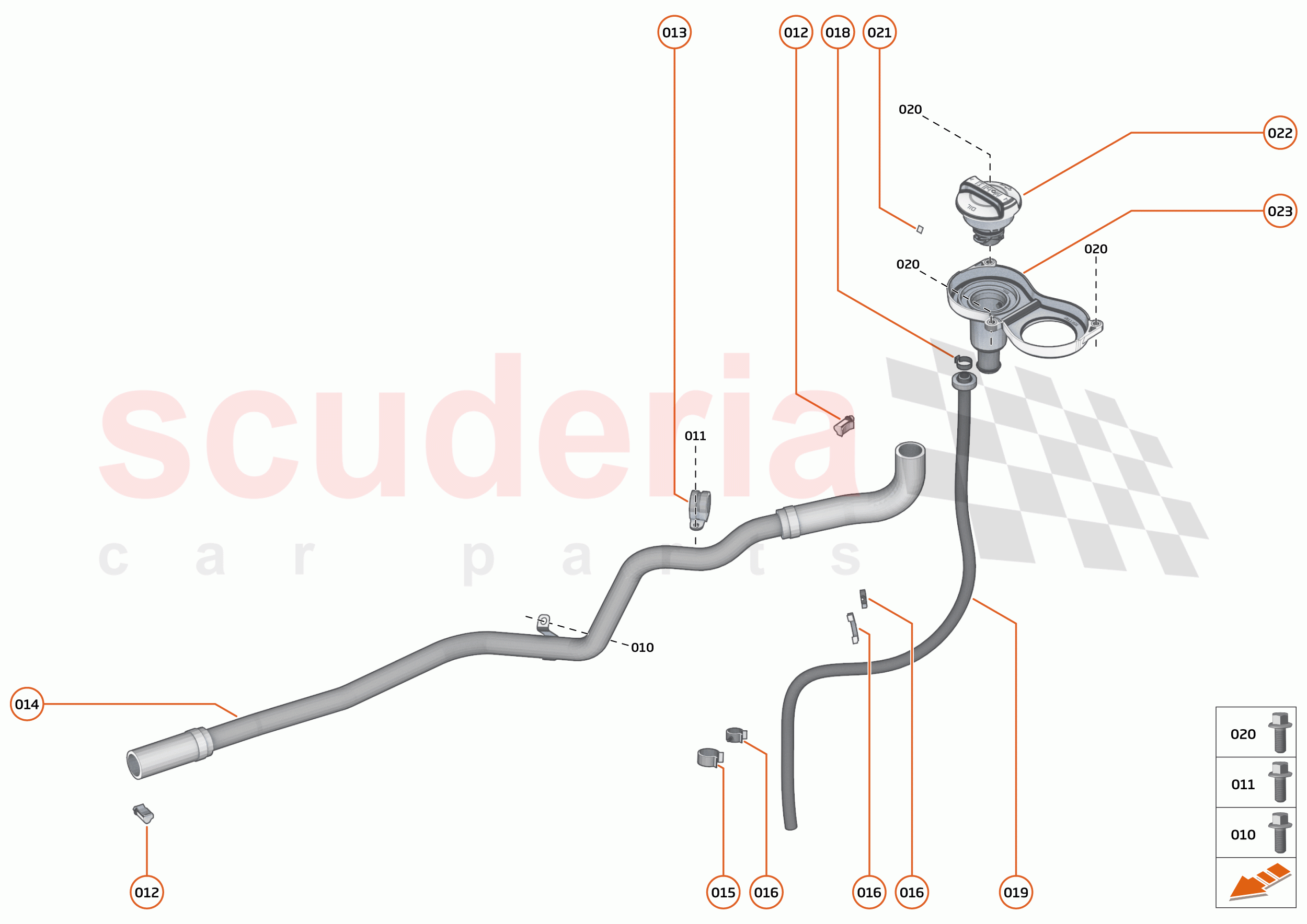 35 - ENGINE OIL SYSTEM - 35.3 - ENGINE OIL FILL SYSTEM of McLaren McLaren 600LT