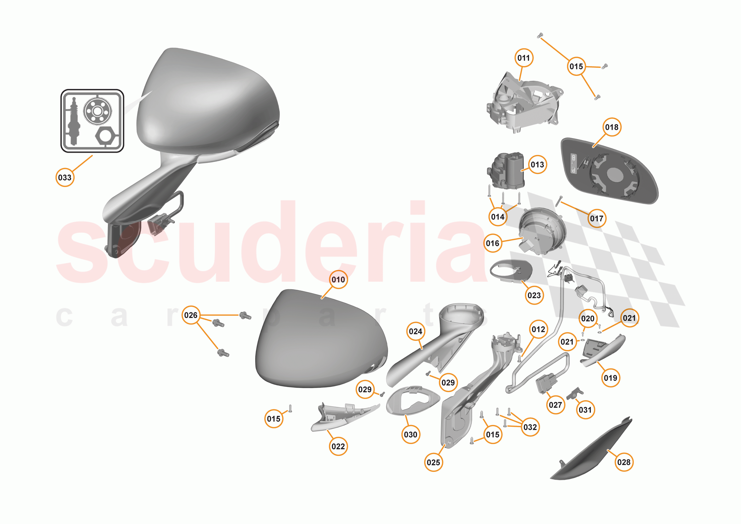 6 - CLOSURES - 6.7 - SIDE MIRRORS of McLaren McLaren 570S Spider