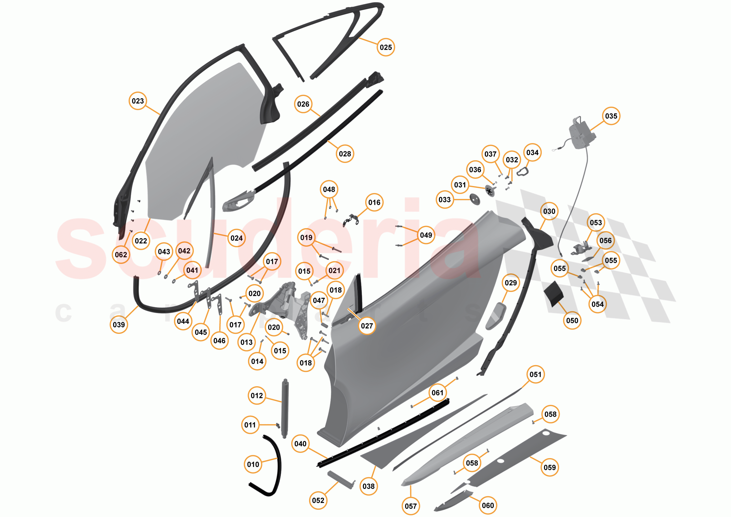 3 - A3 -CLOSURES - 3.6 - 03 - DOOR LH - EXTERNAL of McLaren McLaren 675LT Coupe
