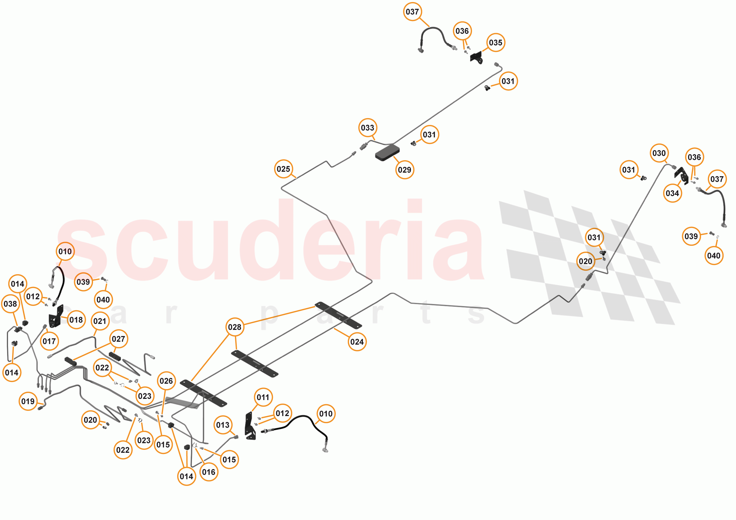 23 - BRAKES - SYSTEMS - 23.4 - BRAKE PIPES of McLaren McLaren 540C Coupe