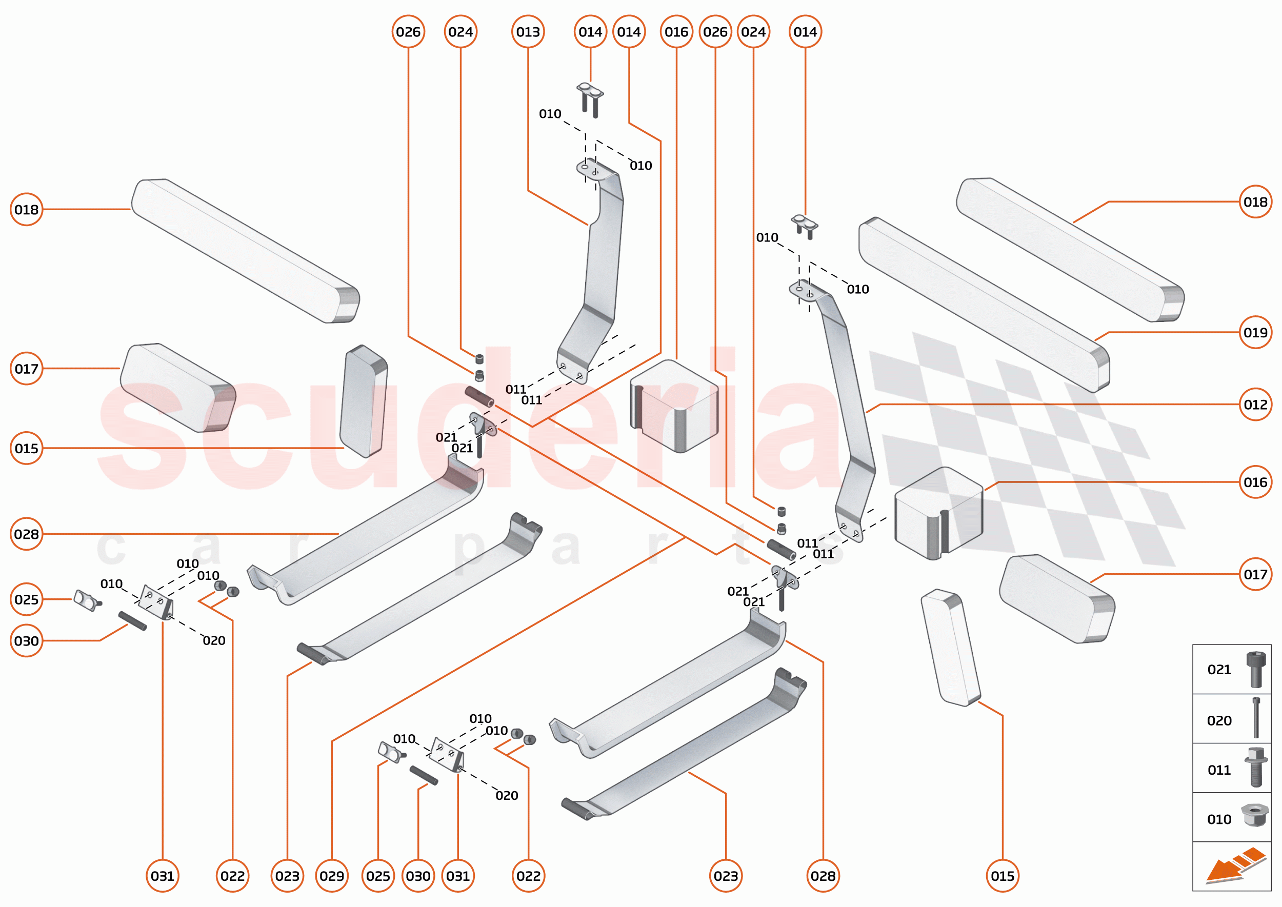 27 - FUEL TANK - 27.2 - FUEL TANK RETENTION of McLaren McLaren 600LT