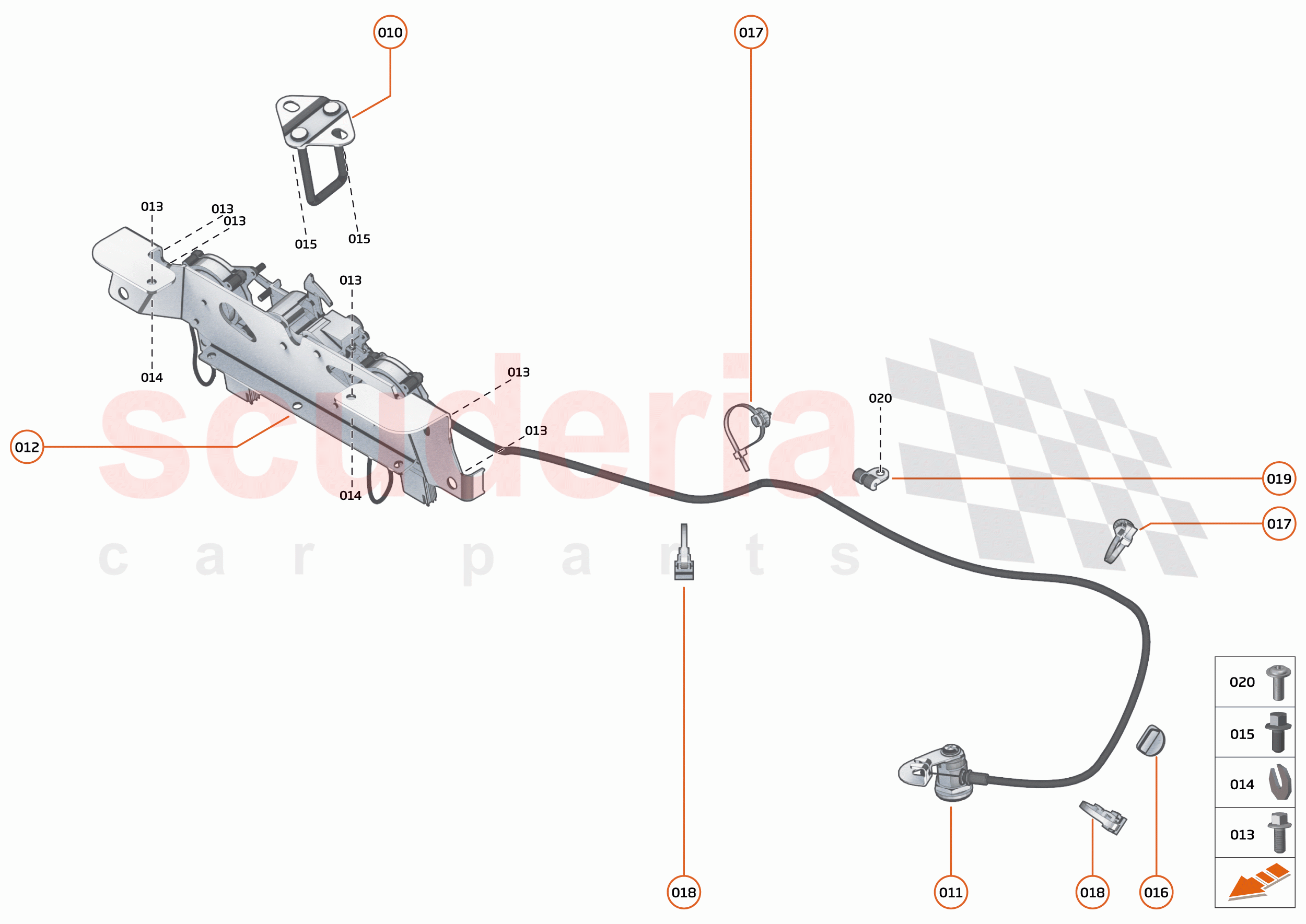 9 - CLOSURES ANCILLARIES - 9.1 - BONNET LATCH of McLaren McLaren Speedtail