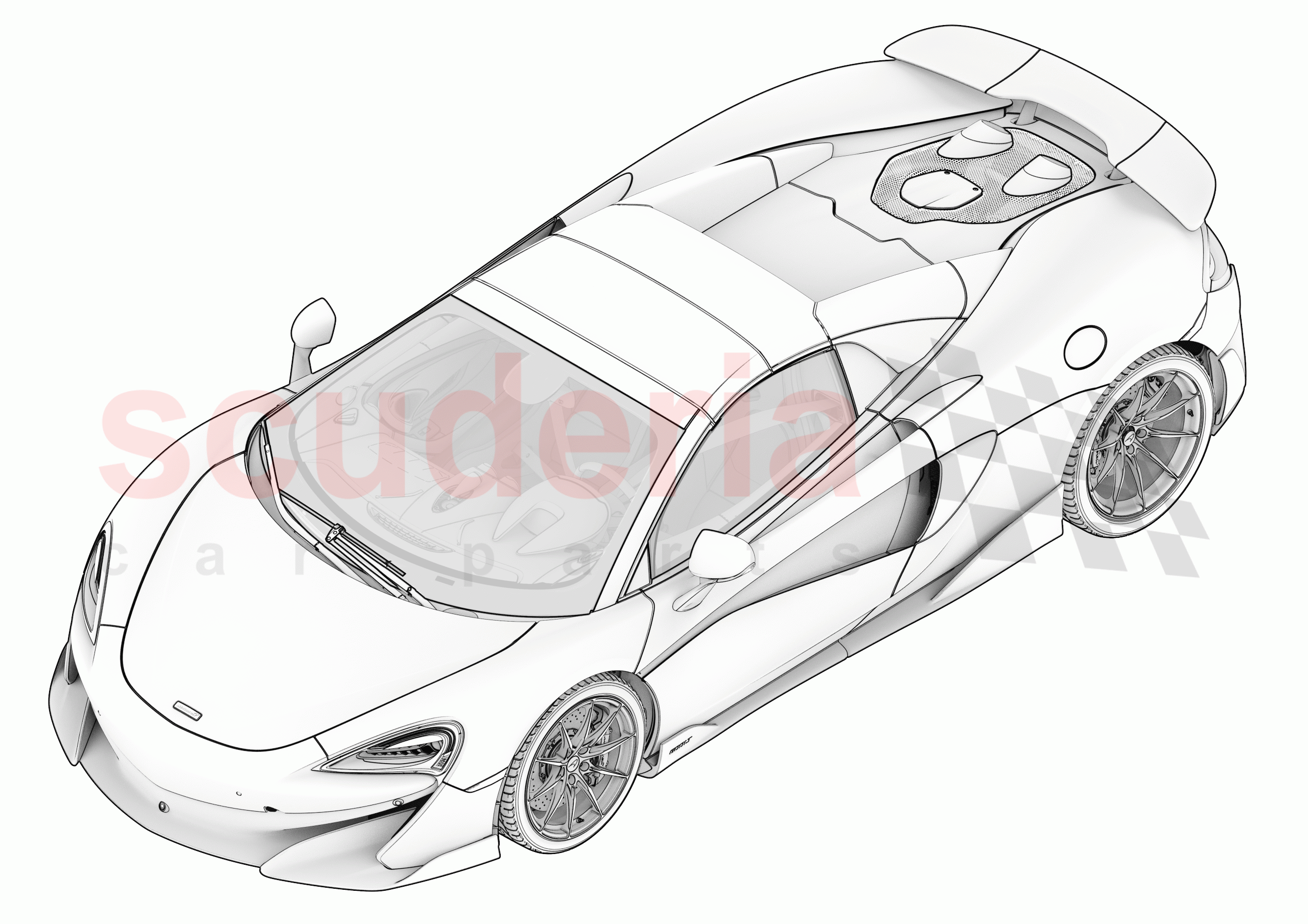 7 - ACTIVE AERO - 7.1 - ADHESIVES of McLaren McLaren 600LT Spider