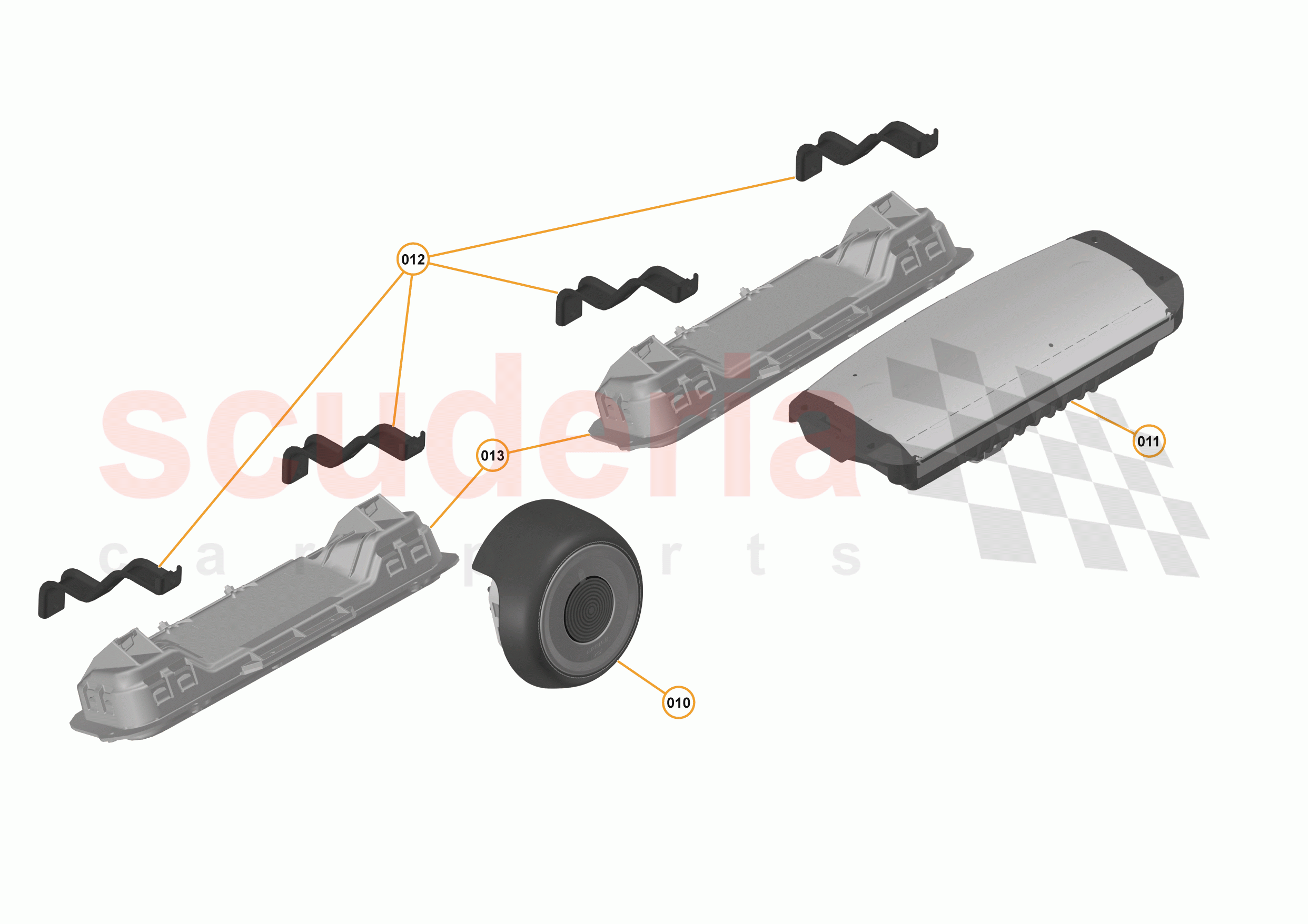 48 - INTERIOR RESTRAINTS - 48.1 - AIRBAG - STEERING WHEEL & FACIA of McLaren McLaren 540C Coupe