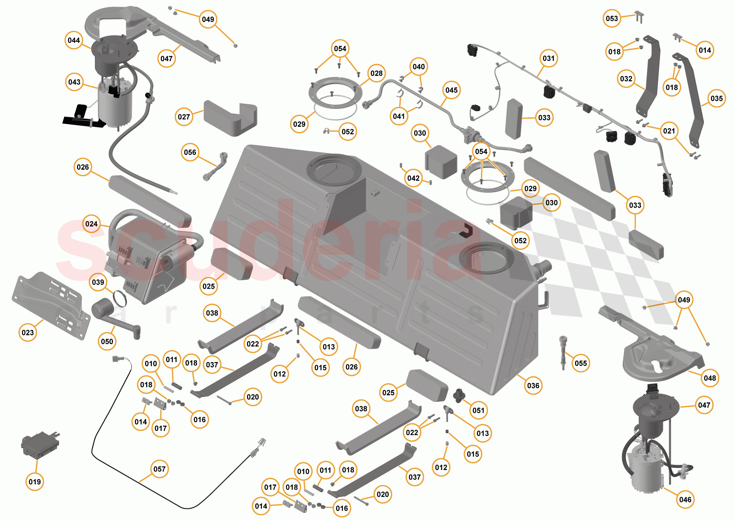 13 - K1 - FUEL SYSTEM - 13.1 - 01 - FUEL TANK of McLaren McLaren 675LT Spider