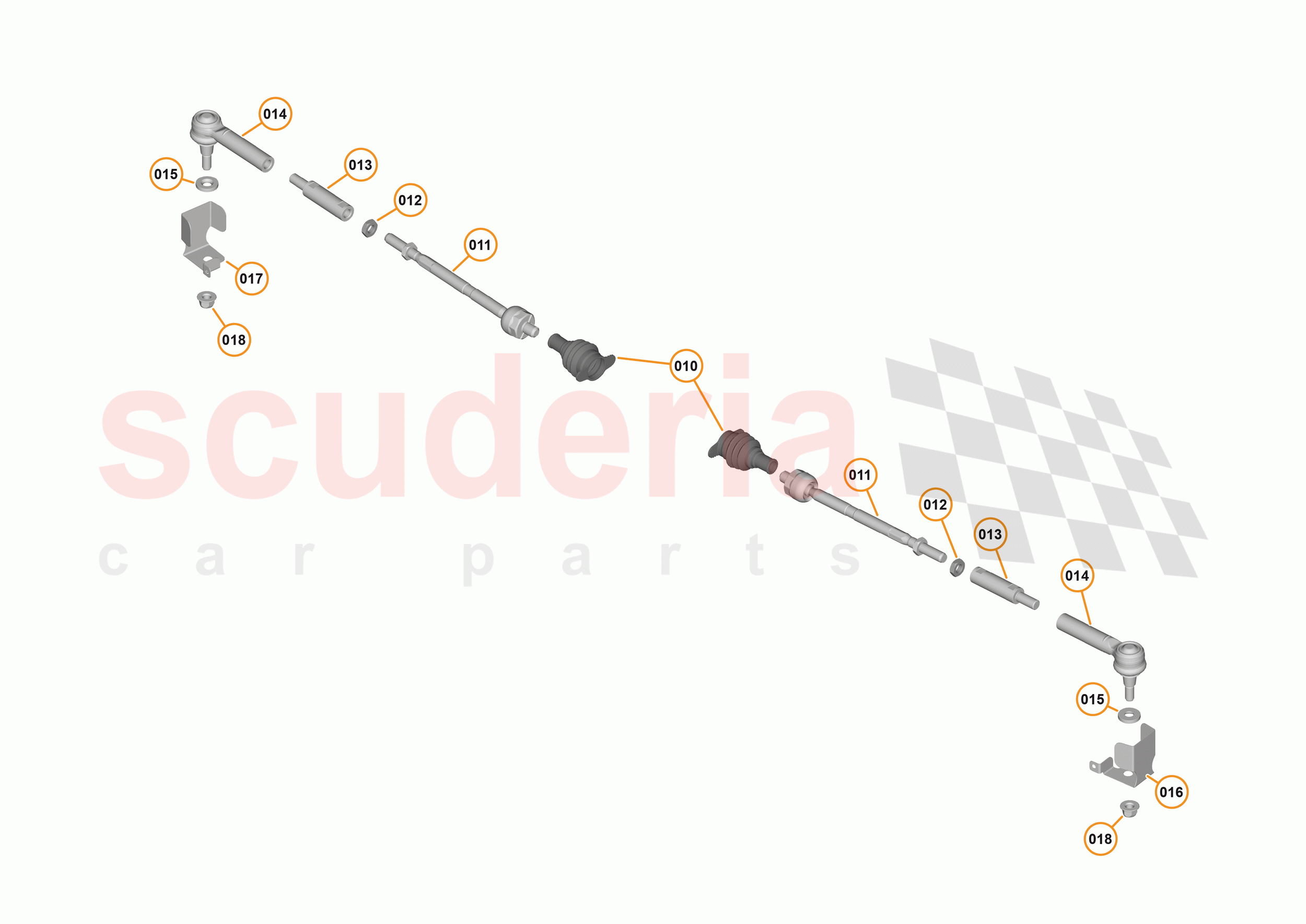 17 - SUSPENSION - REAR - 17.5 - REAR TOE LINK of McLaren McLaren 540C Coupe