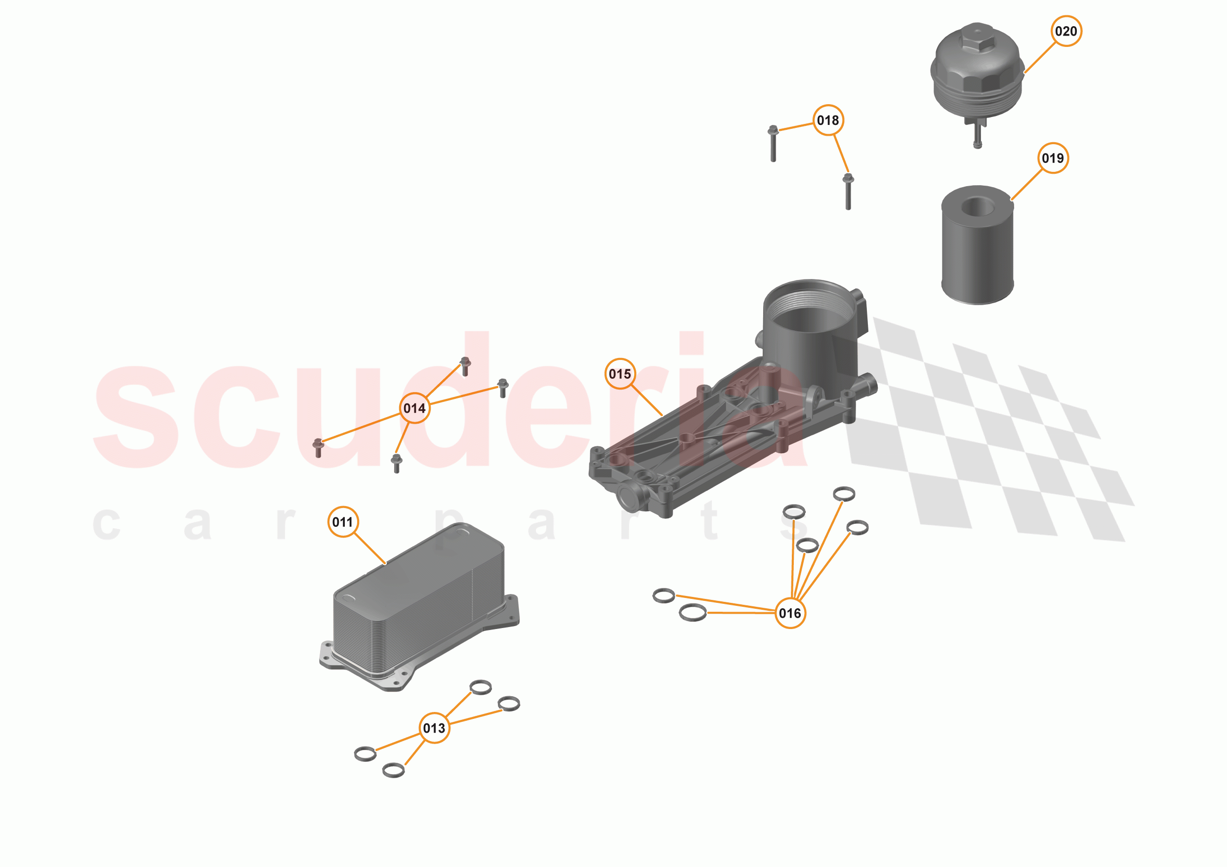 33 - ENGINE - 33.2 - OIL FILTER ASSEMBLY & COOLER of McLaren McLaren 570S Spider