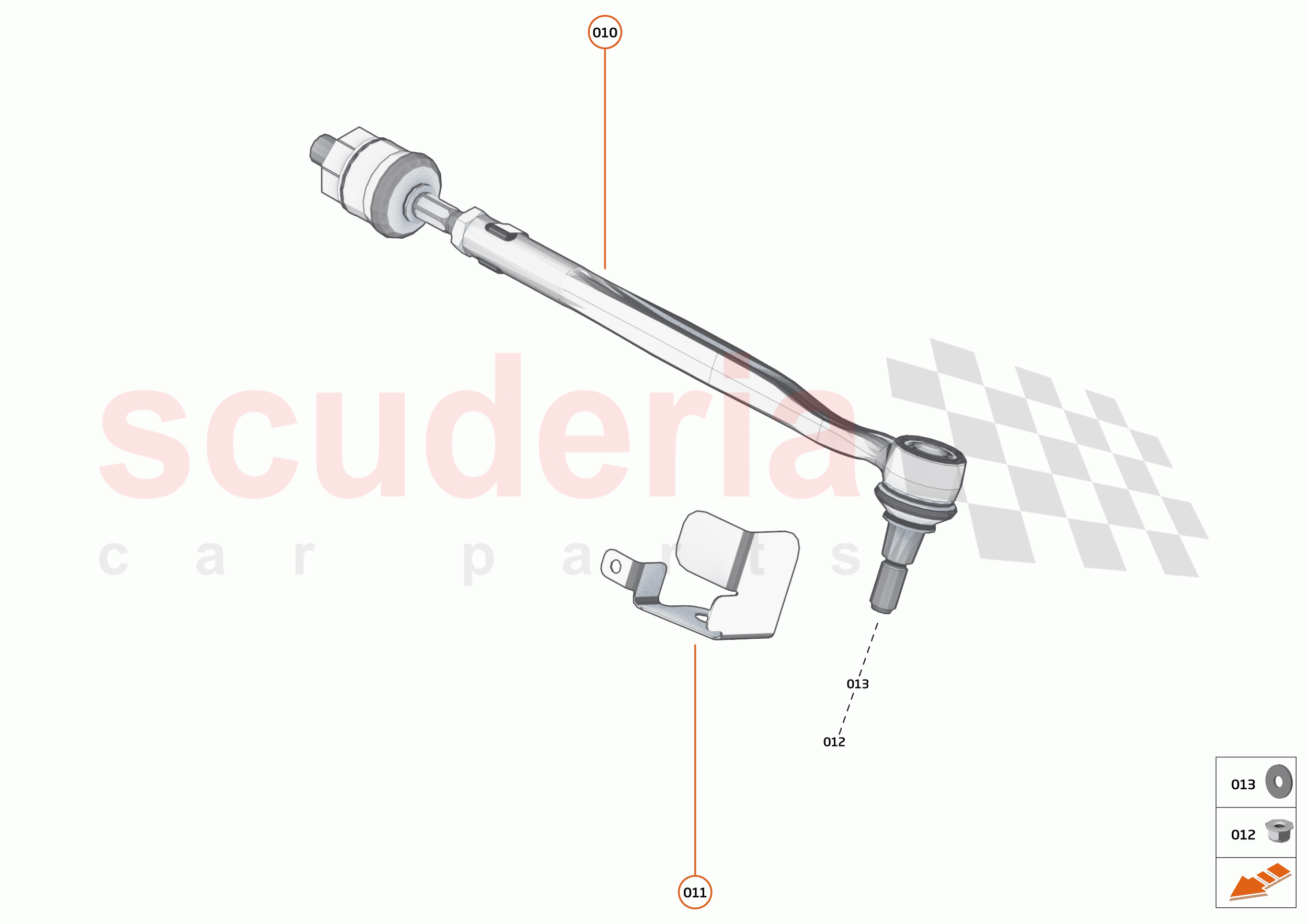 16 - SUSPENSION - 16.8 - REAR TOE LINK of McLaren McLaren Elva