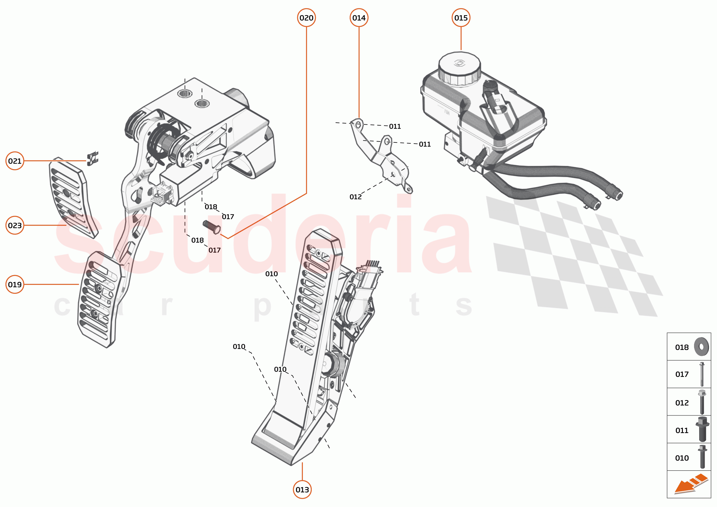 24 - BRAKES - SYSTEMS - 24.1 - PEDAL BOX of McLaren McLaren 600LT