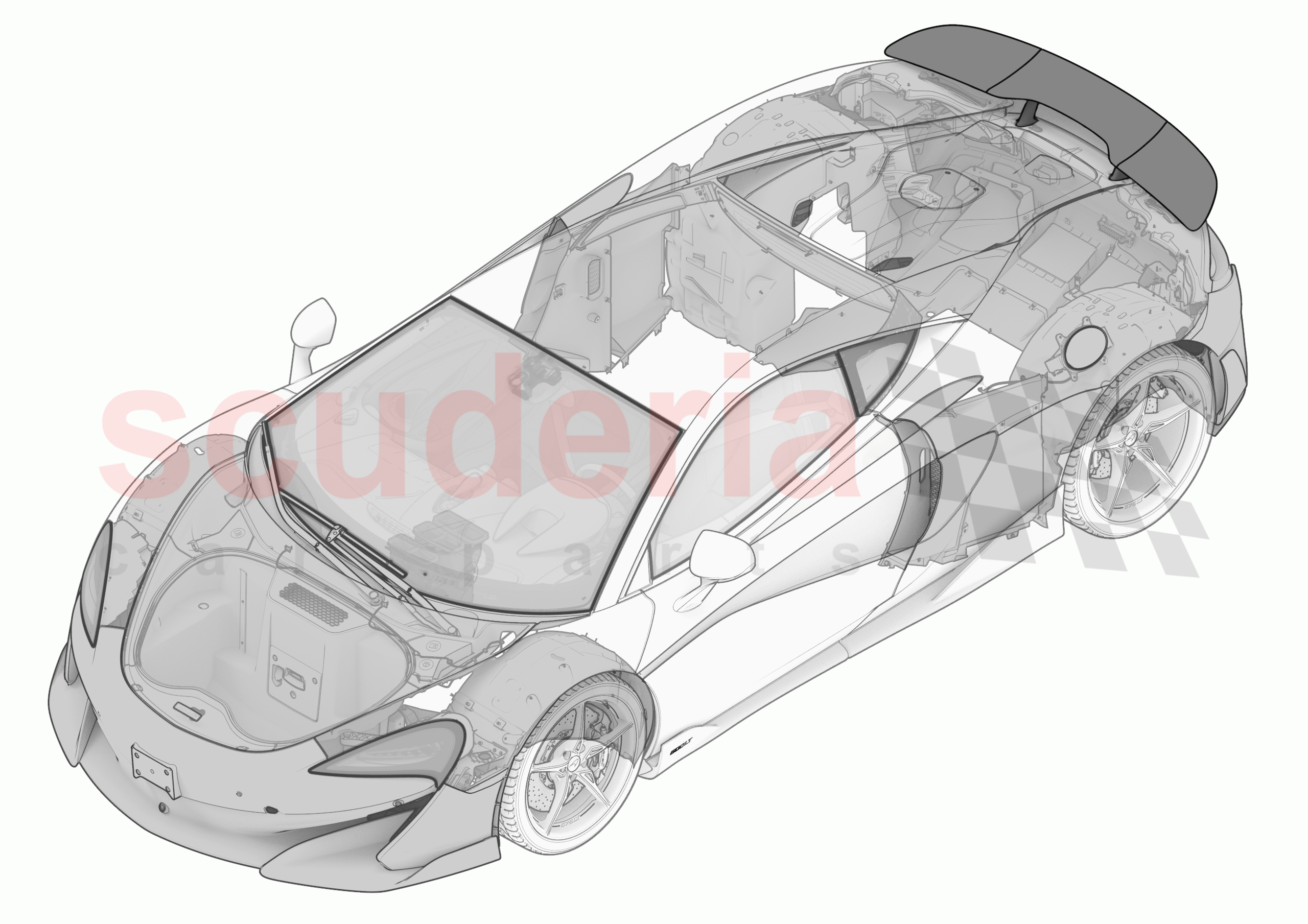 7 - ACTIVE AERO - 7.1 - ADHESIVES of McLaren McLaren 600LT