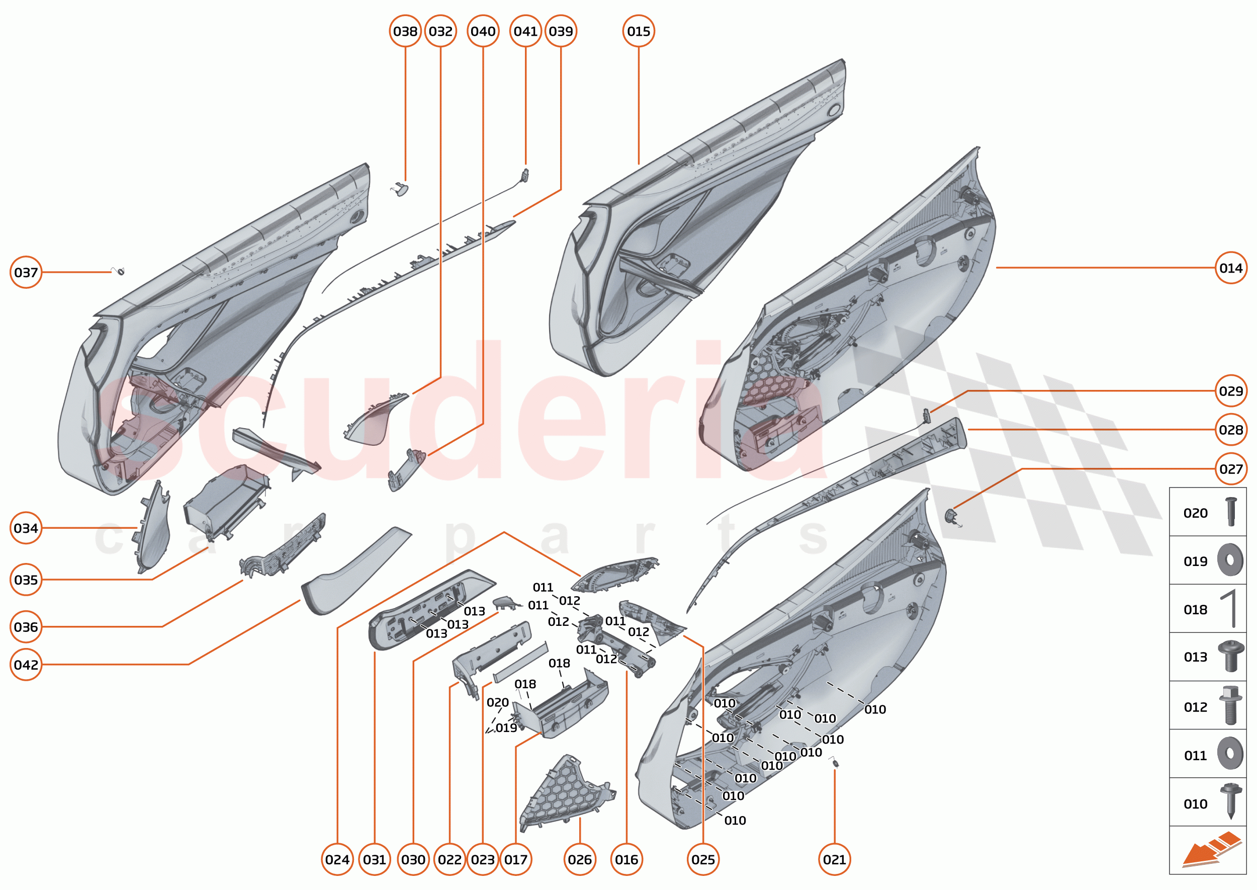 49 - INTERIOR SYSTEMS - 49.12 - DOOR CASING of McLaren McLaren 750S Spider
