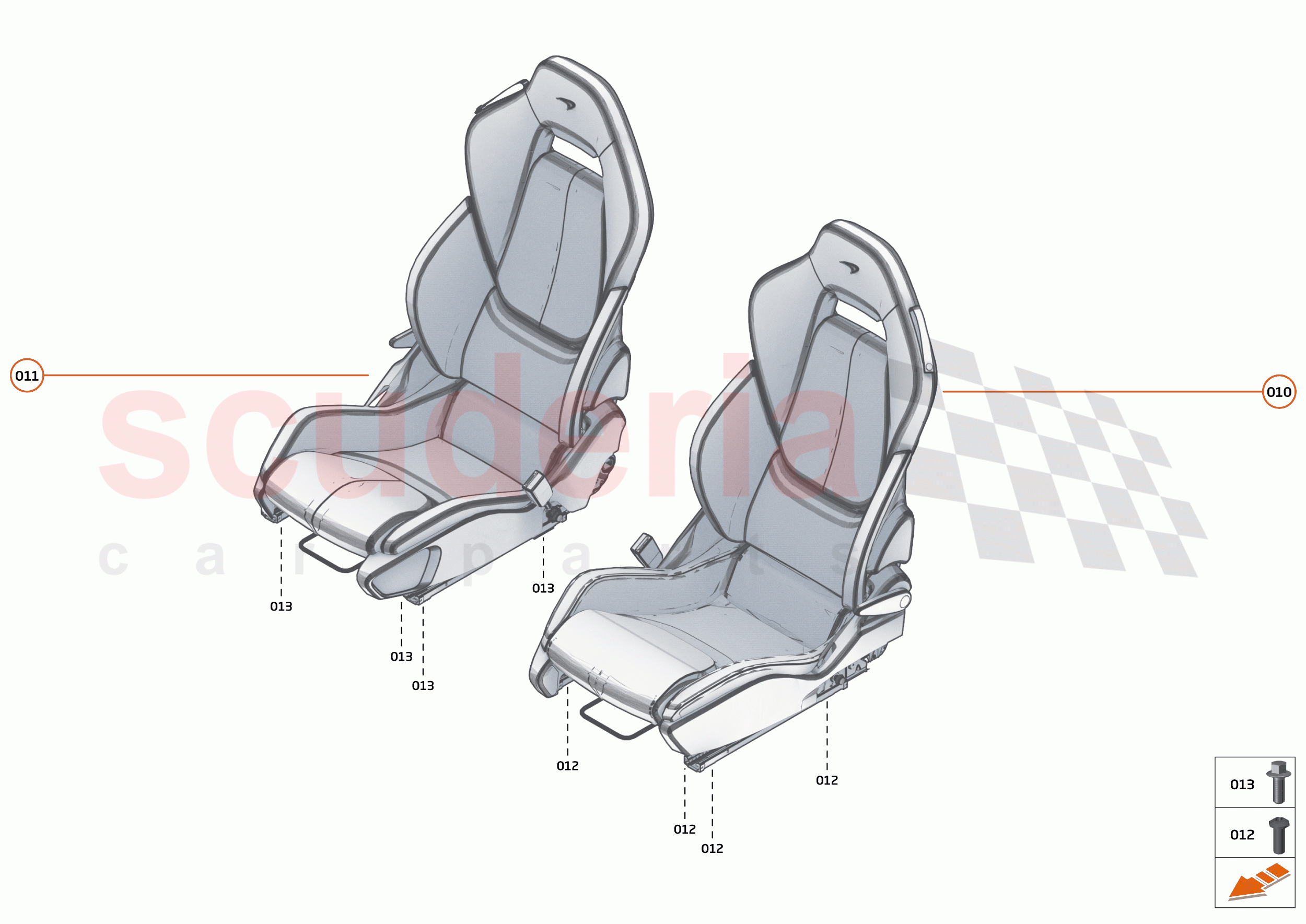 48 - INTERIOR SYSTEMS - 48.7 - SEAT ASSY - MANUAL of McLaren McLaren 600LT