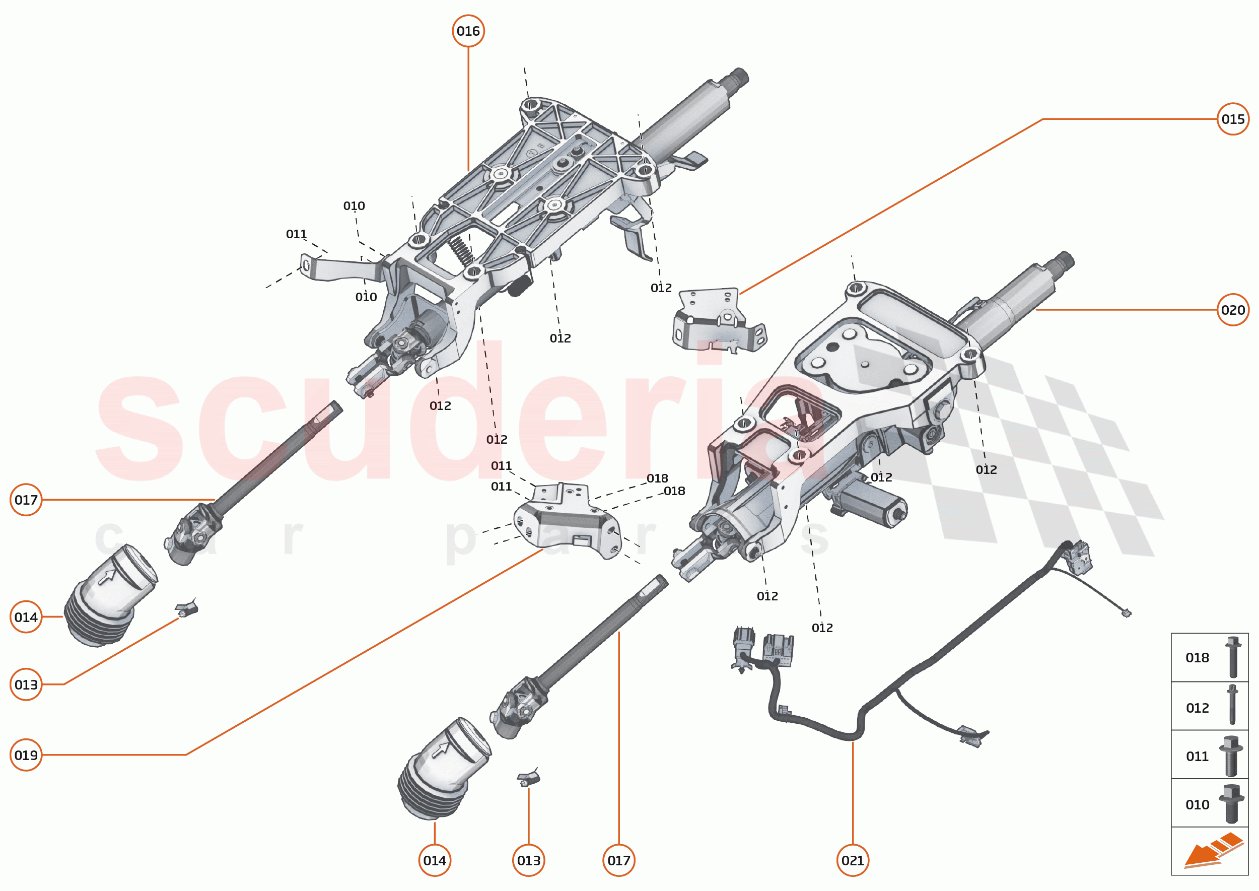 20 - STEERING - 20.4 - STEERING COLUMN of McLaren McLaren Senna