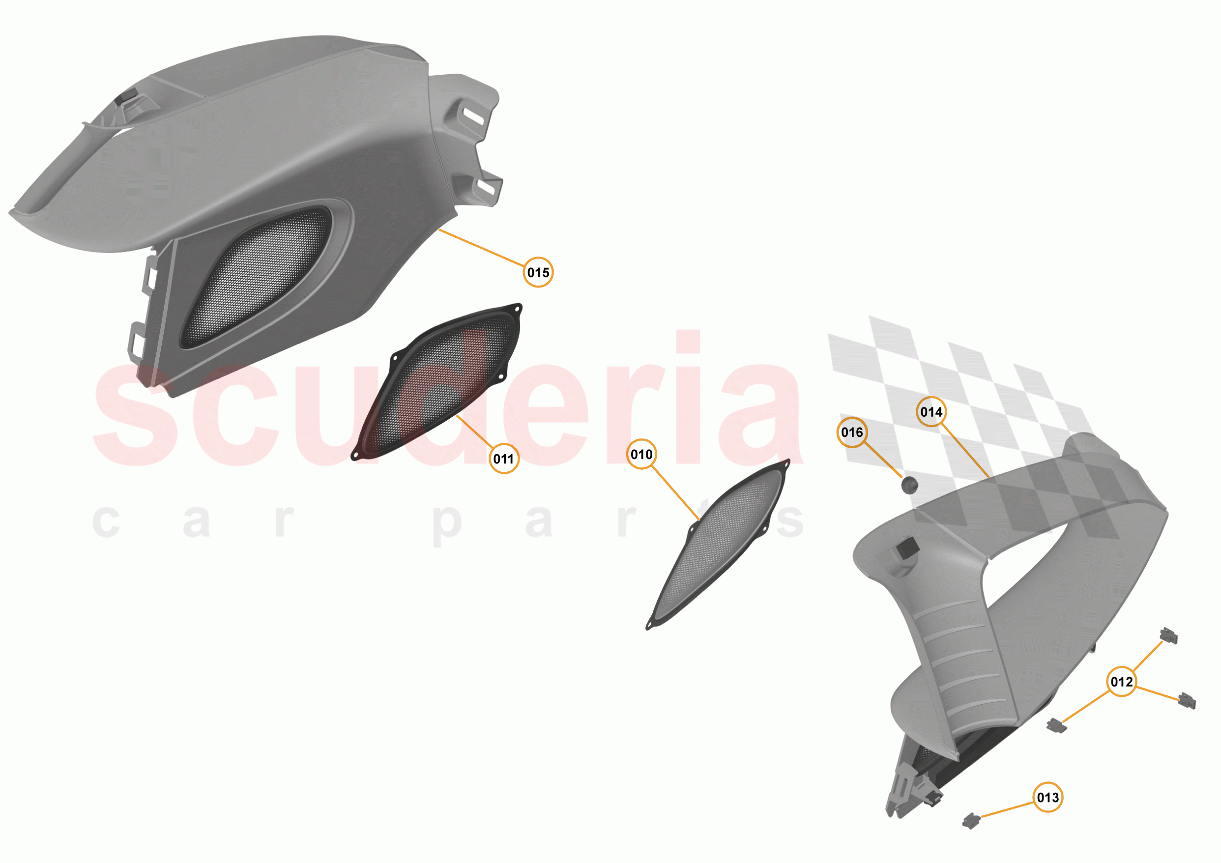 47 - INTERIOR SYSTEMS - 47.24 - LOWER & REAR TRIM - REAR QUARTER TRIM - HIGH-LINE of McLaren McLaren 540C Coupe