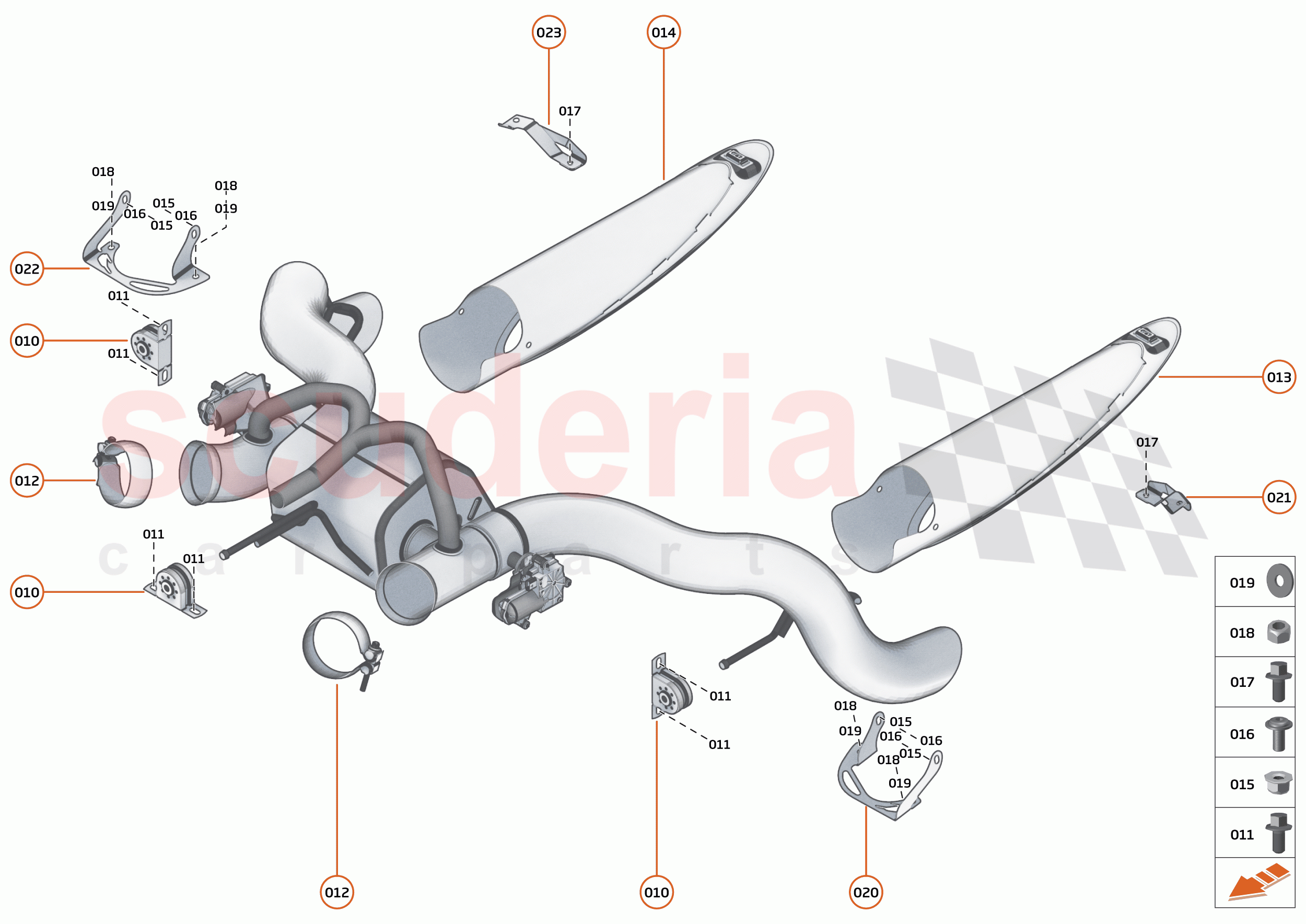 27 - EXHAUST - 27.2 - MUFFLER AND TAIL PIPES of McLaren McLaren Speedtail