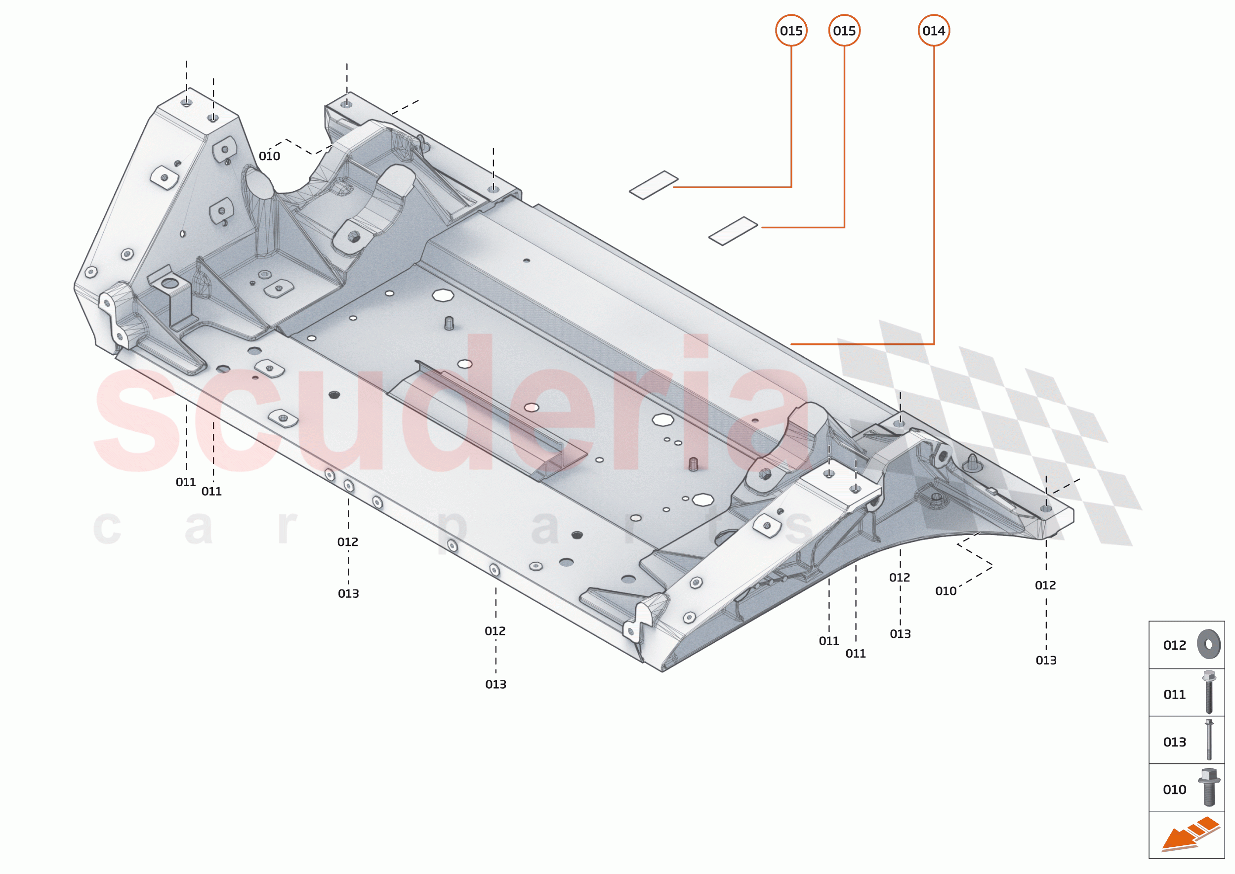 1 - FRONT STRUCTURES - 1.2 - FRONT SUBFRAME of McLaren McLaren Senna