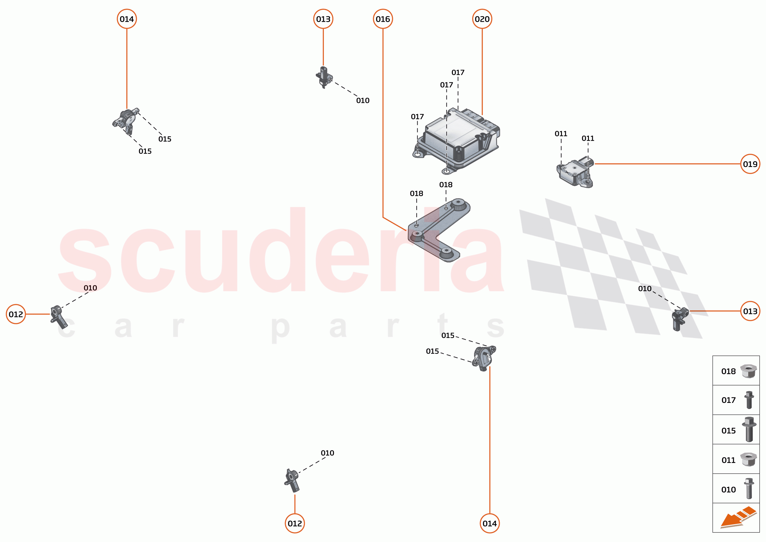 44 - ELECTRICAL SYSTEMS - 44.5 - OCCUPANT RESTRAINT CONTROL SYSTEM of McLaren McLaren 750S Coupe