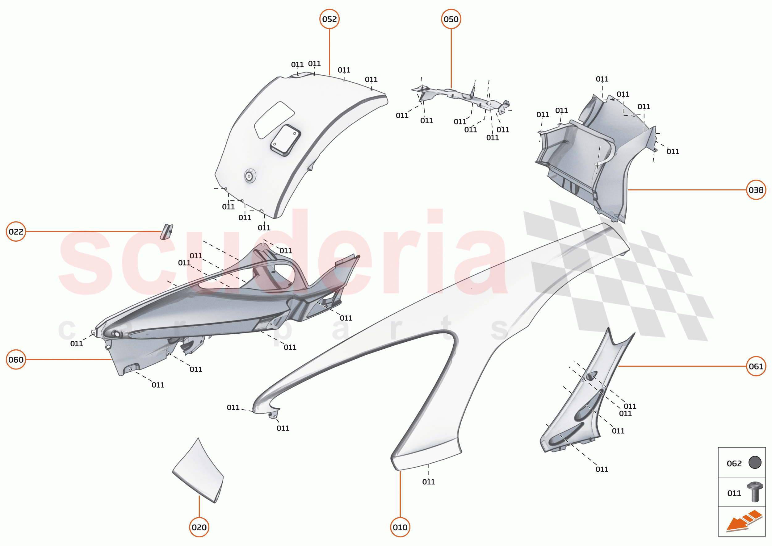 6 - PANELS - 6.1 - FRONT PANELS - LH of McLaren McLaren Senna