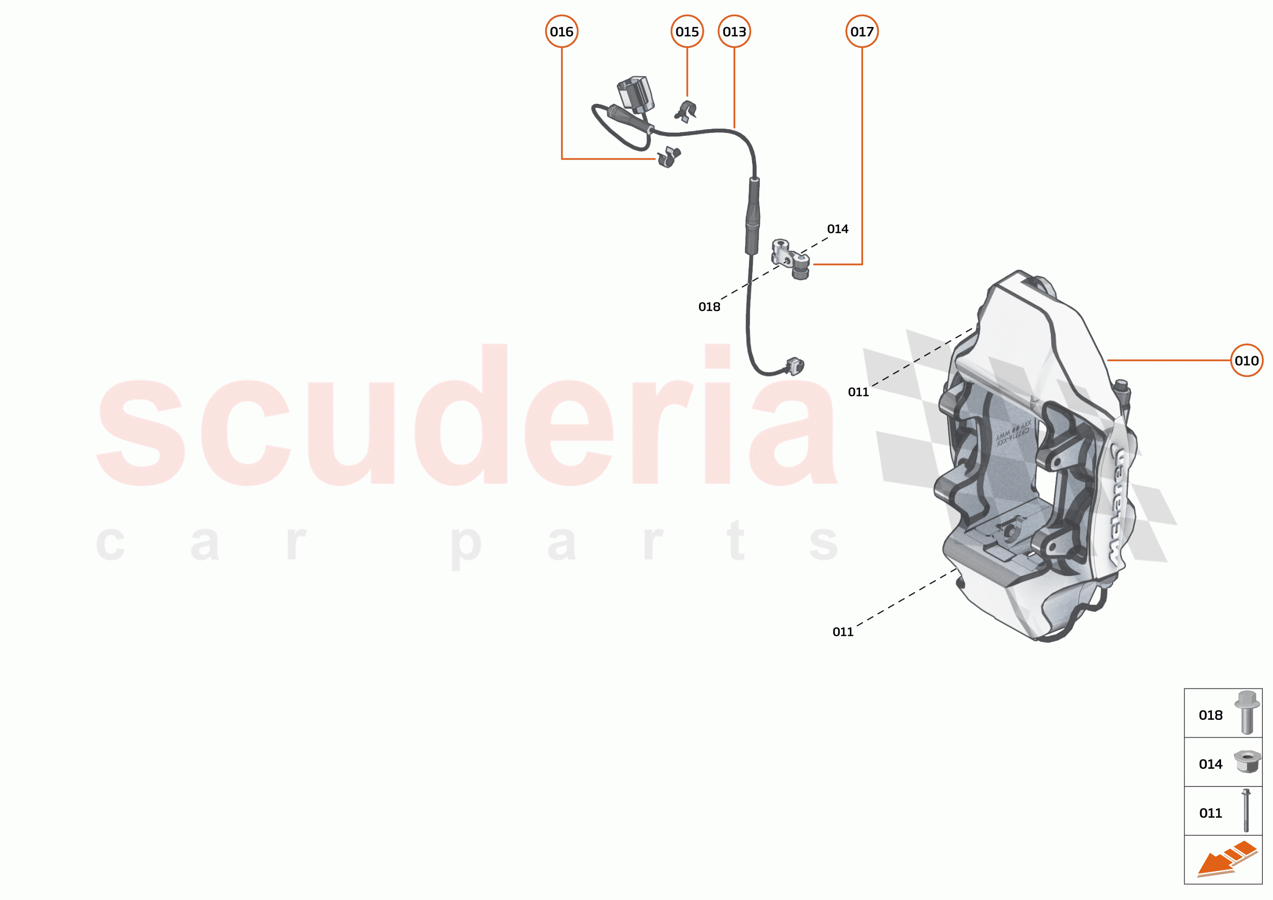 17 - BRAKES - 17.4 - BRAKE CALIPERS_REAR of McLaren McLaren Elva