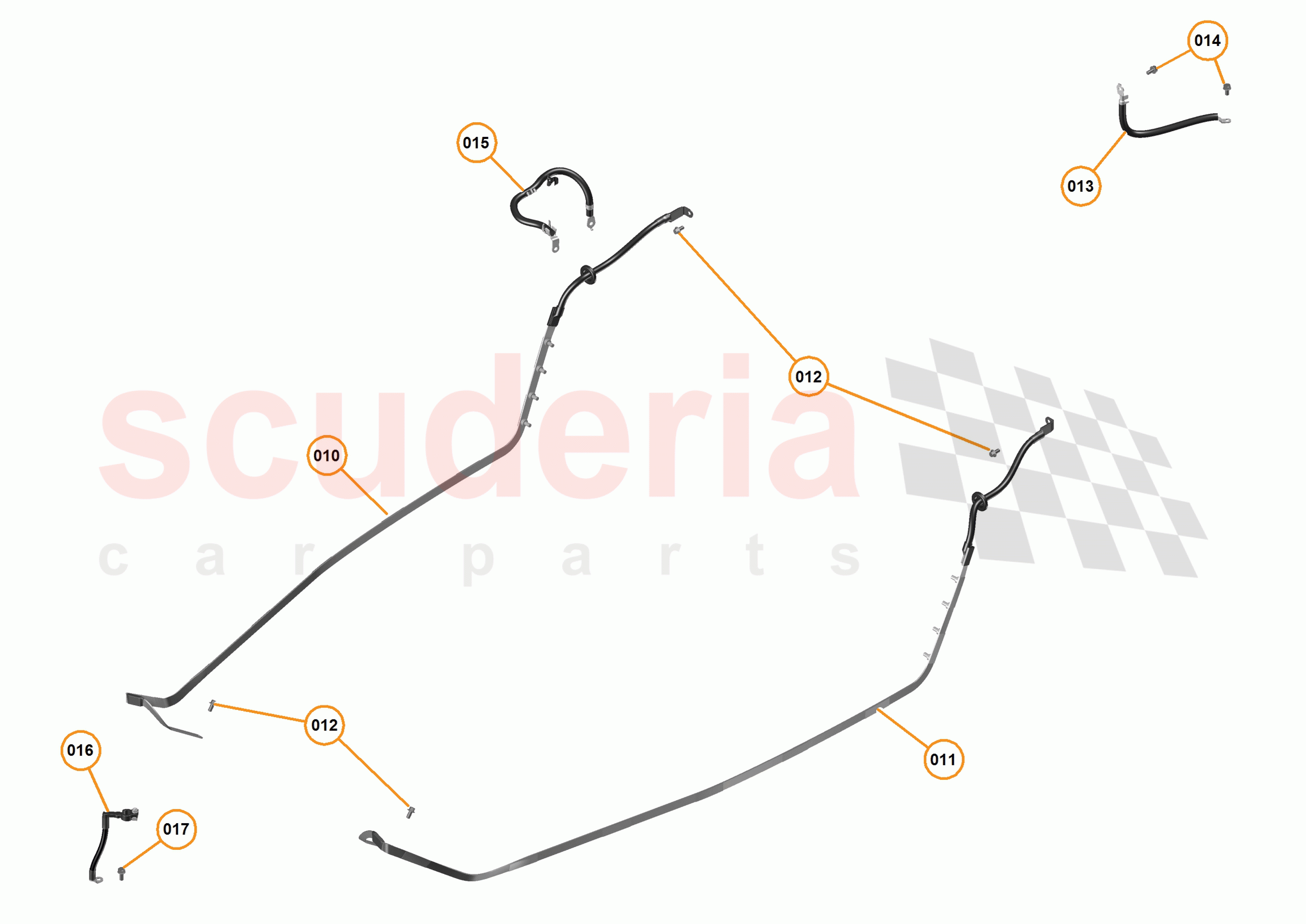 45 - WIRING HARNESS - 45.1 - POWER AND GROUND DISTRIBUTION of McLaren McLaren P1 Coupe