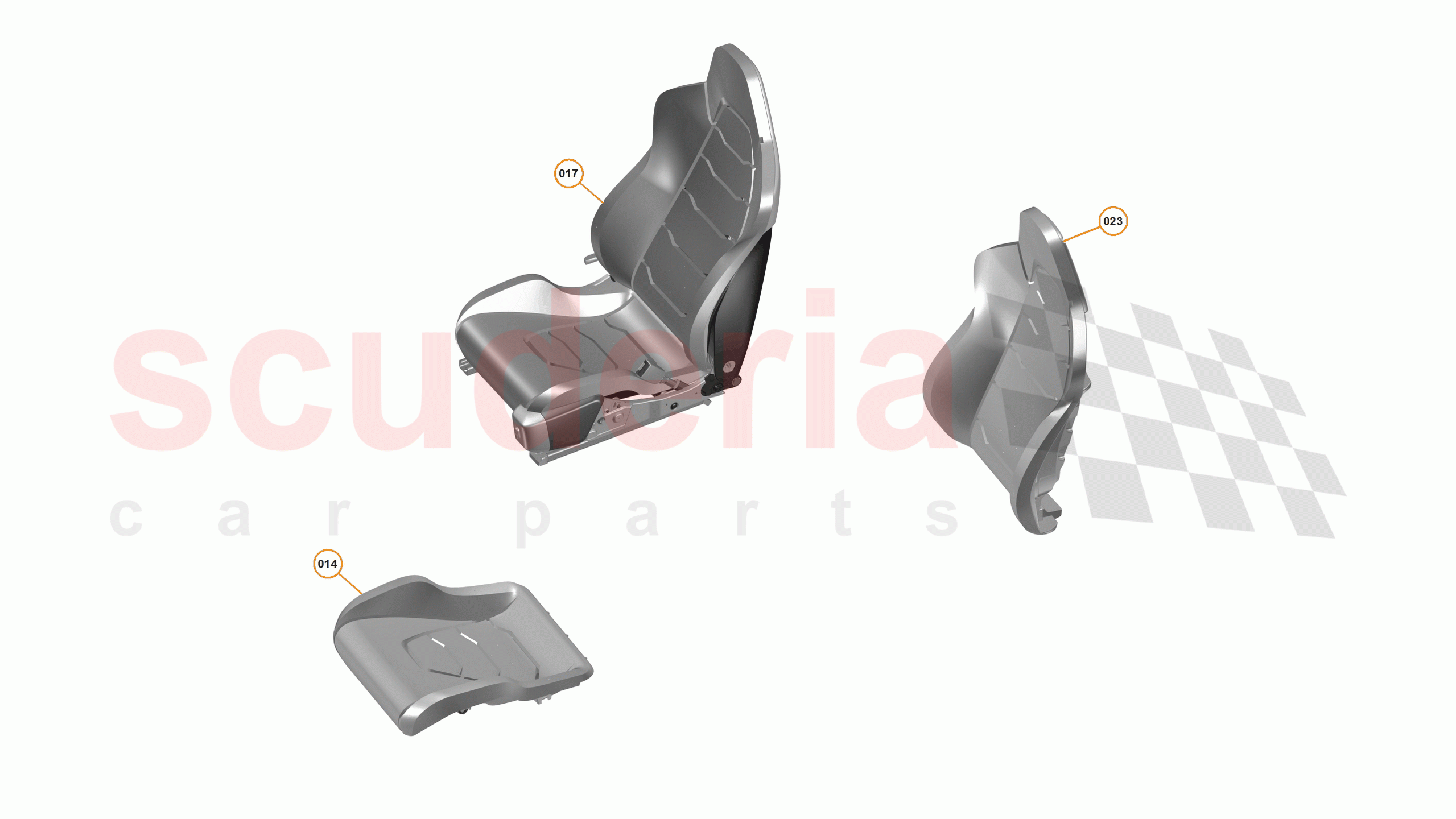 29 - N3 - SEAT ASSEMBLY - 29.3 - 01 - SEAT ASSEMBLY - ALCANTARA - MANUAL of McLaren McLaren 12C Spider
