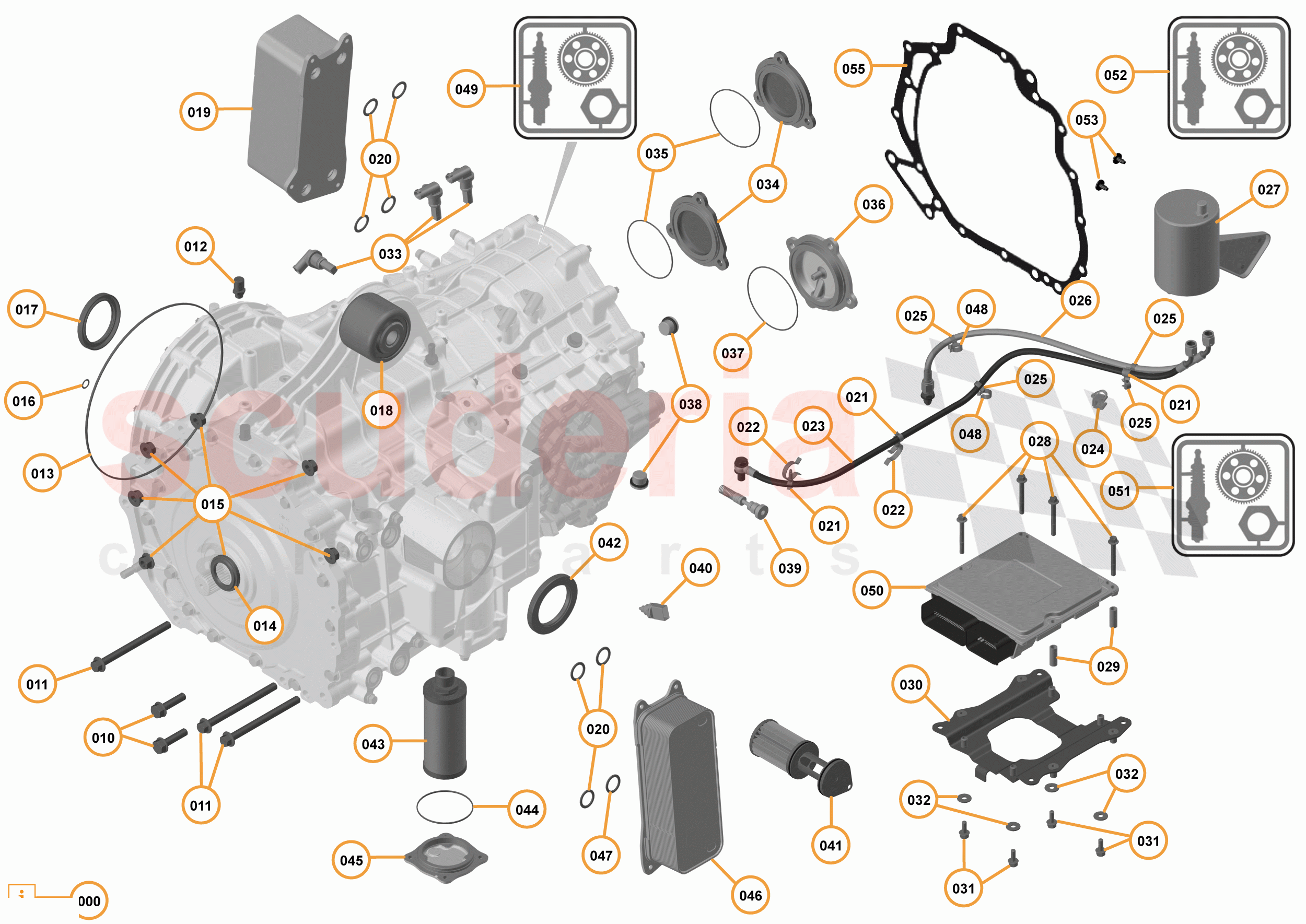 19 - G1 - TRANSMISSION - 19.1 - 01 - TRANSMISSION of McLaren McLaren 12C Spider