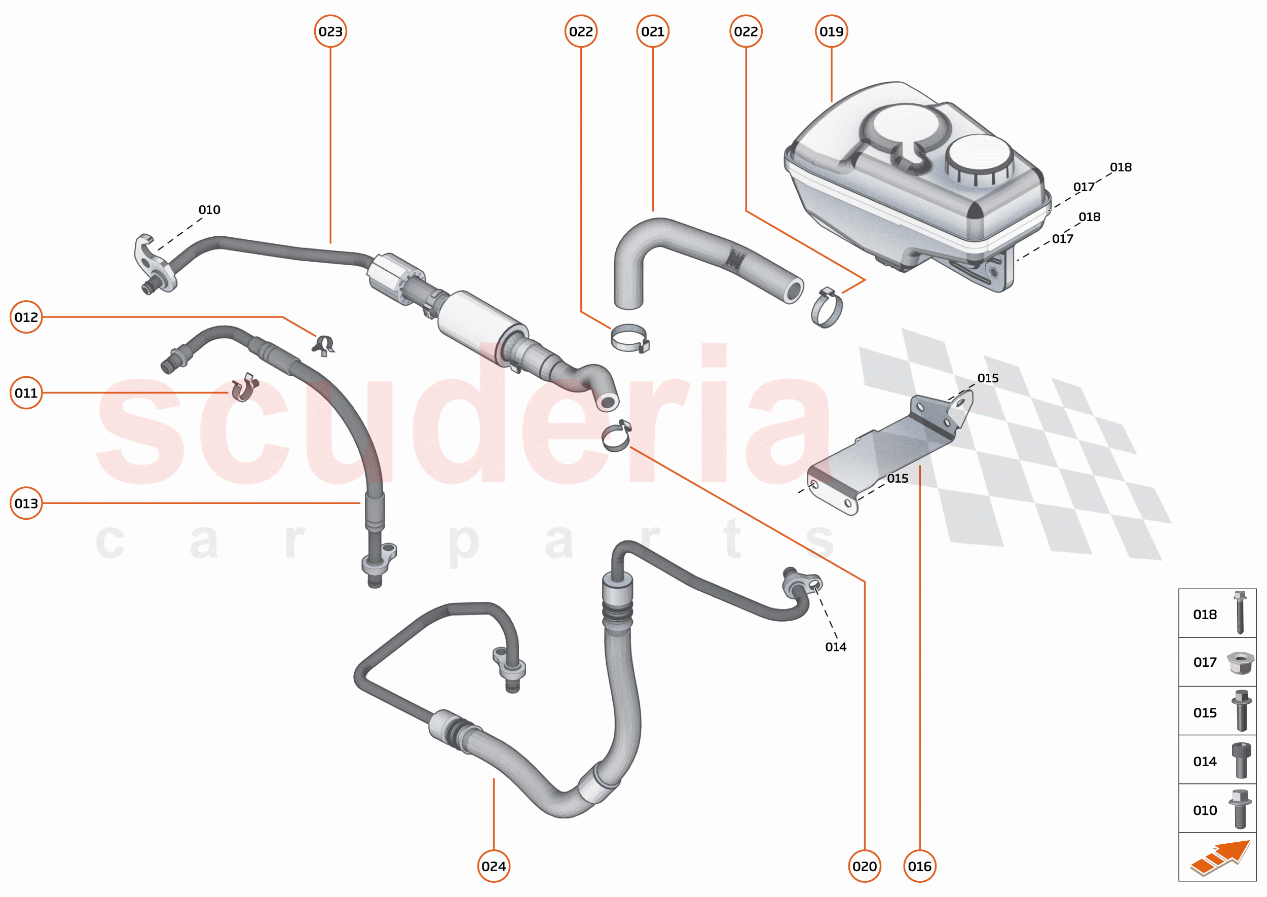 27 - STEERING - 27.1 - STEERING FLUID SYSTEM of McLaren McLaren 750S Coupe