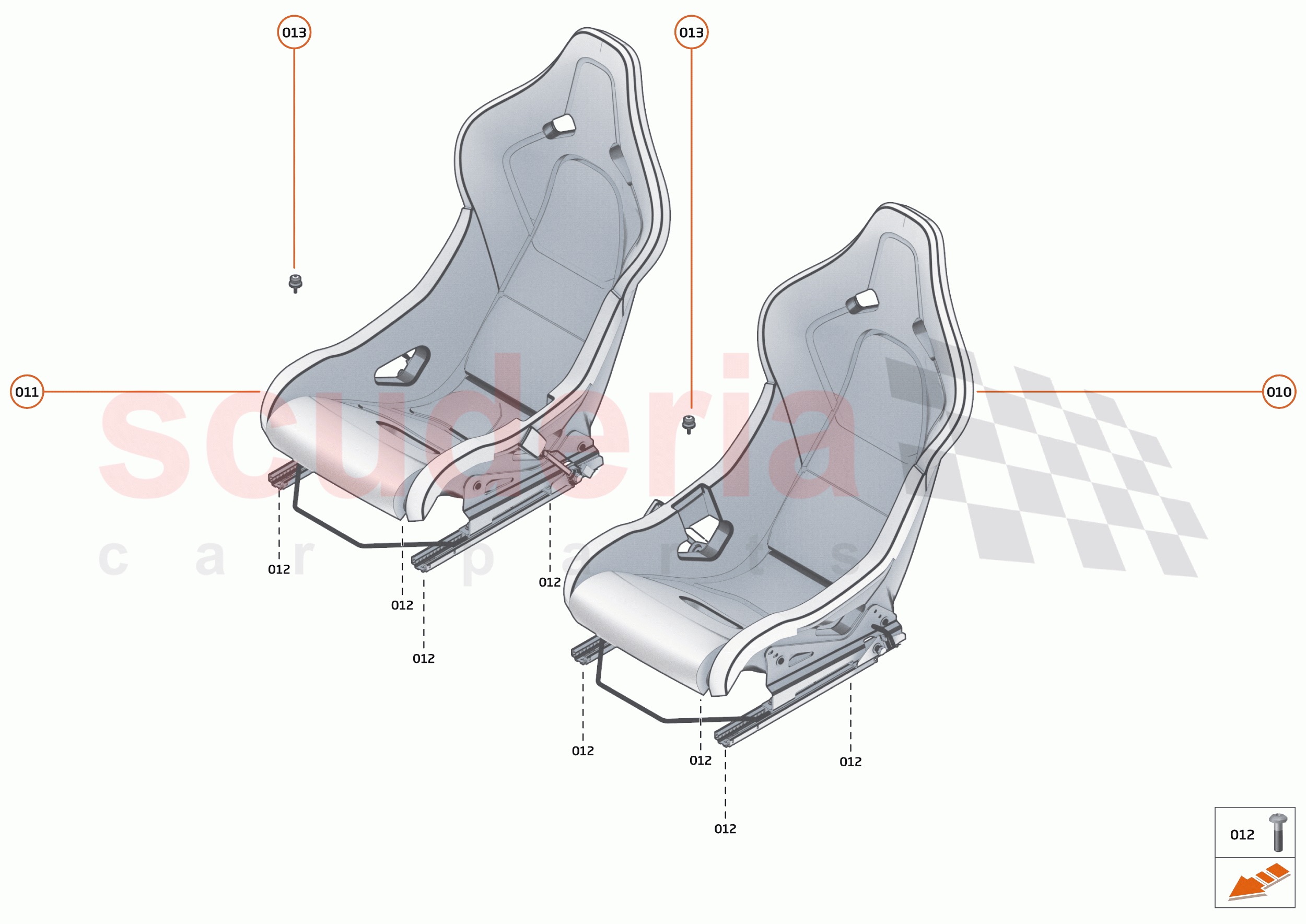 48 - INTERIOR SYSTEMS - 48.10 - SEAT ASSY - LT SPORT SEAT of McLaren McLaren 600LT