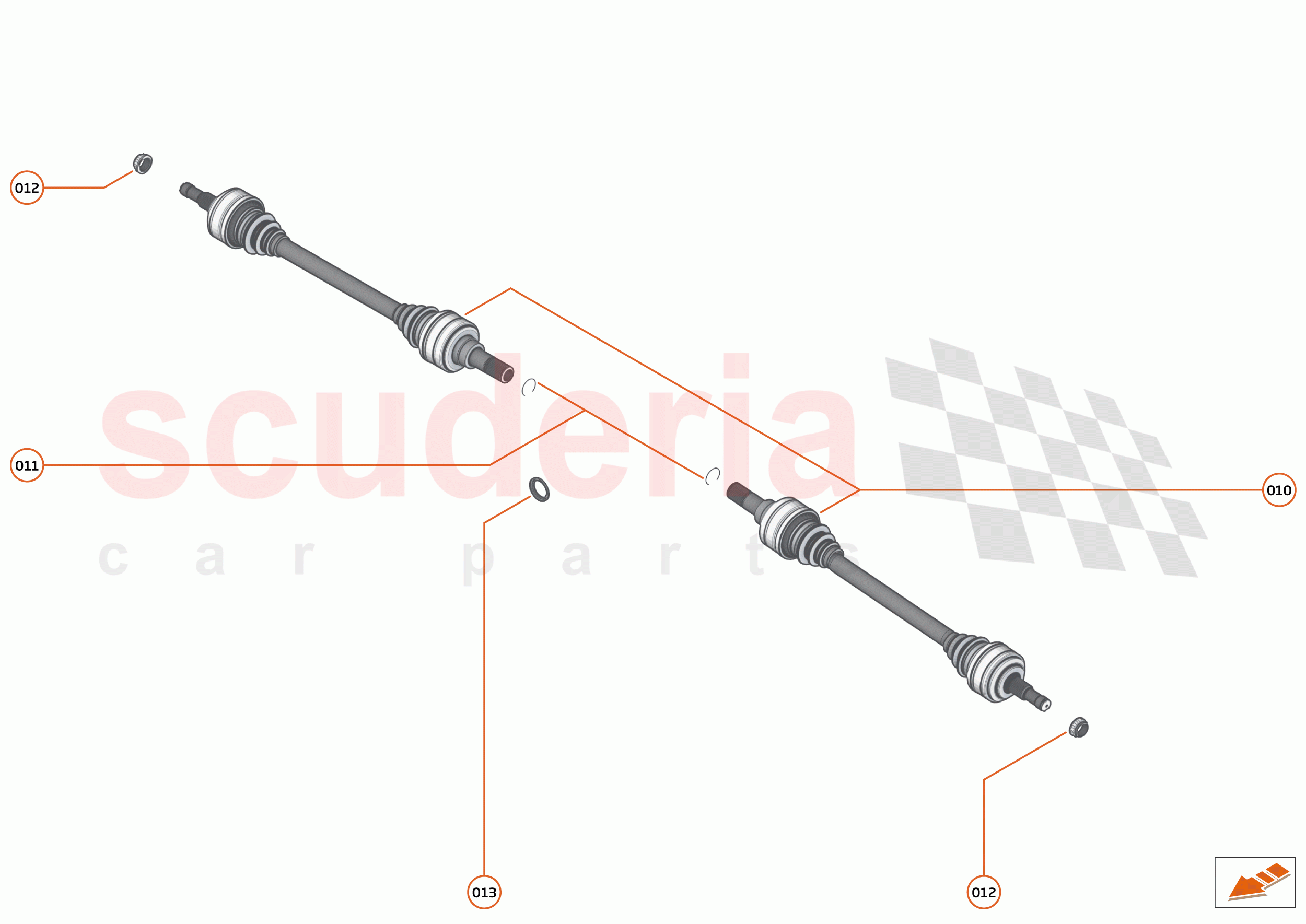 41 - DRIVESHAFTS - 41.1 - DRIVESHAFTS of McLaren McLaren 600LT Spider