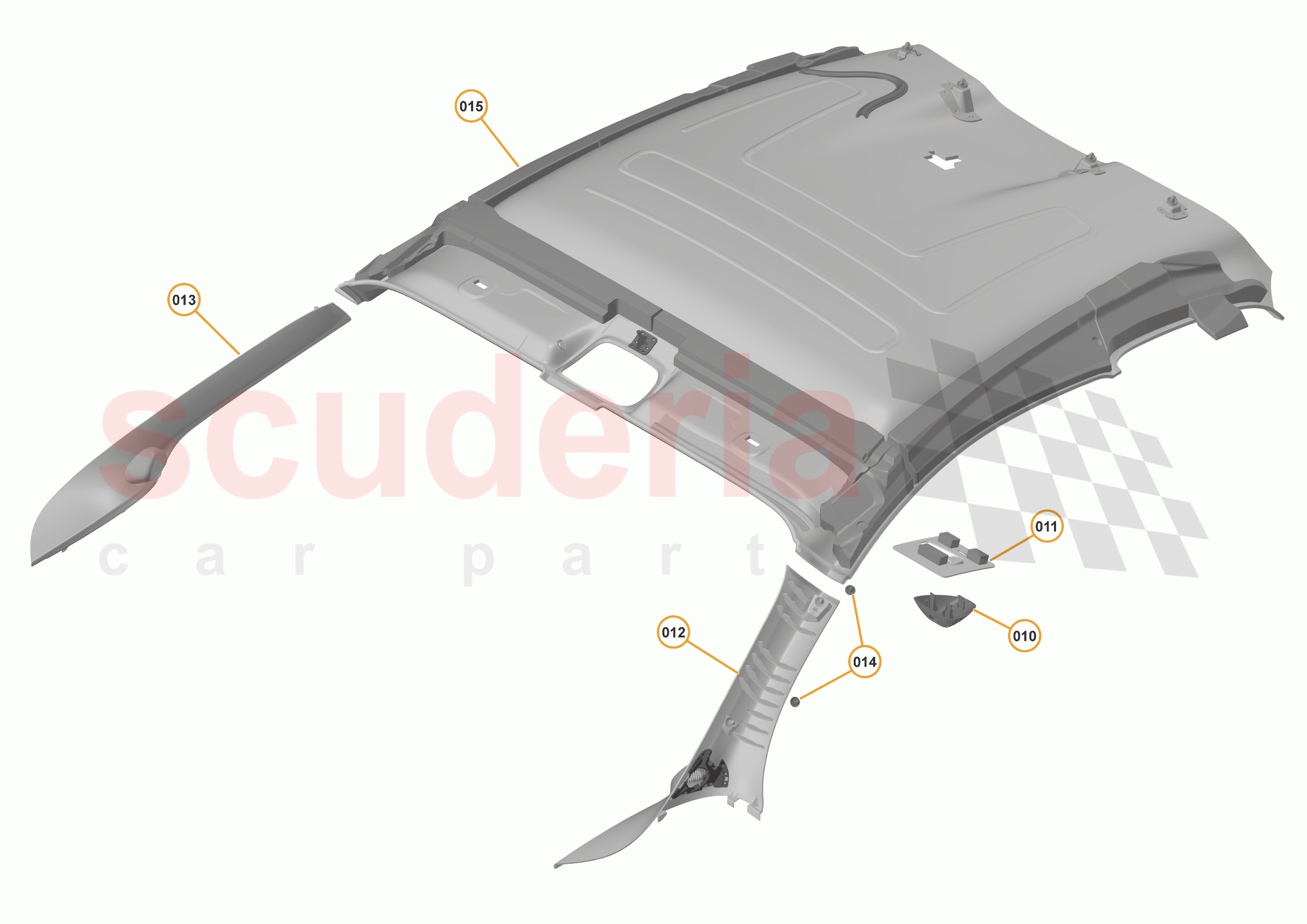 47 - INTERIOR SYSTEMS - 47.26 - UPPER TRIM of McLaren McLaren 540C Coupe
