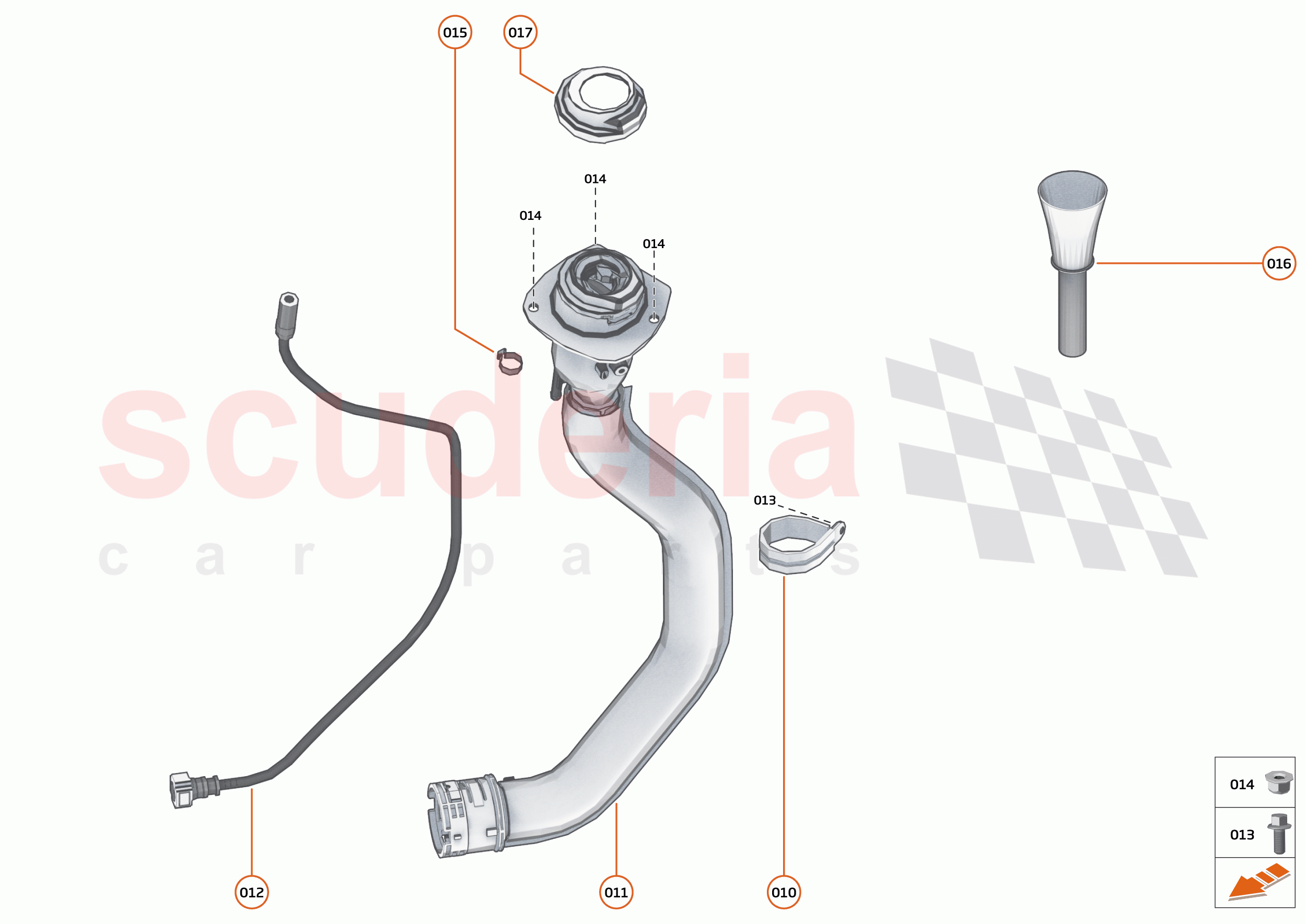 30 - FUEL SYSTEM - 30.3 - FUEL FILLER NECK of McLaren McLaren Elva