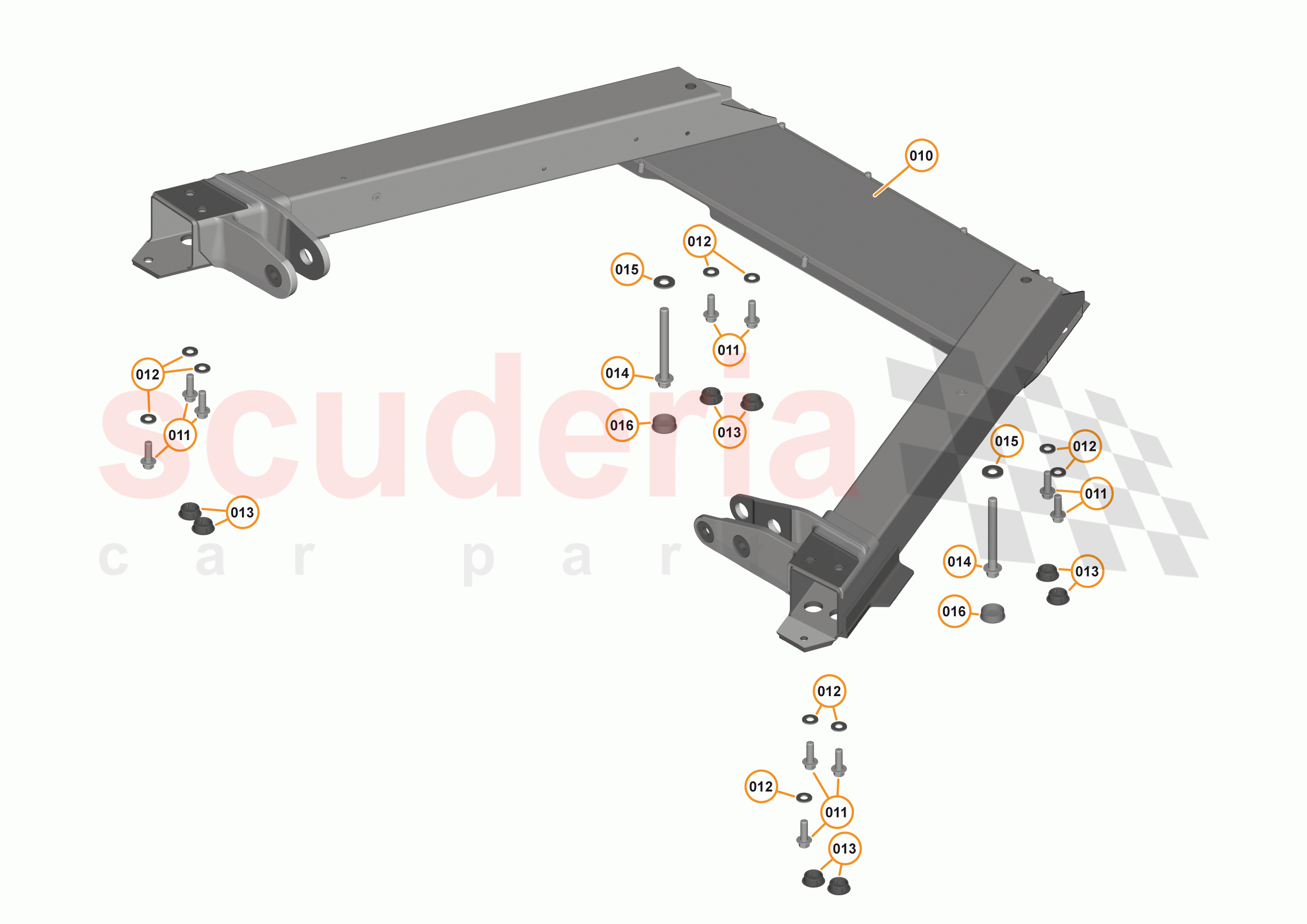 3 - REAR STRUCTURES - 3.3 - ENGINE CRADLE of McLaren McLaren 720S Coupe