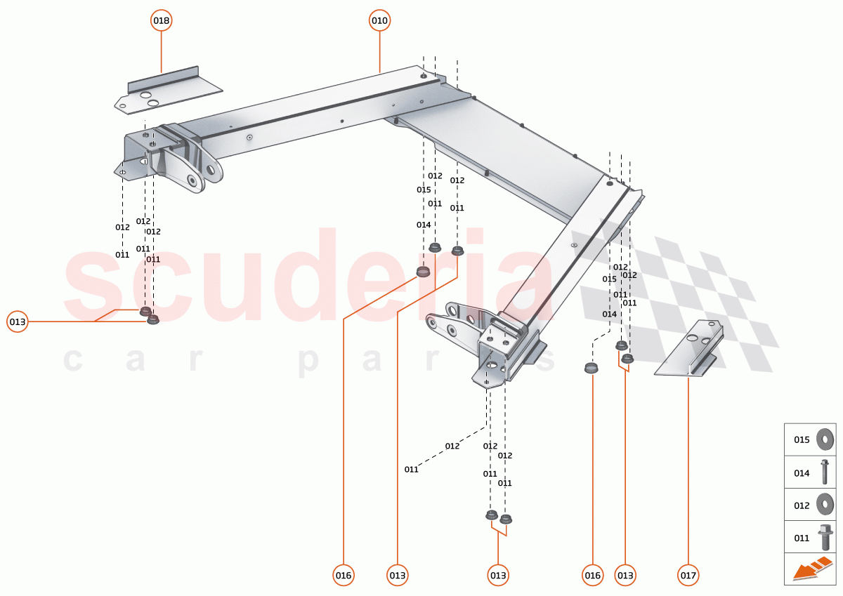 3 - REAR STRUCTURES - 3.3 - ENGINE CRADLE of McLaren McLaren 750S Spider