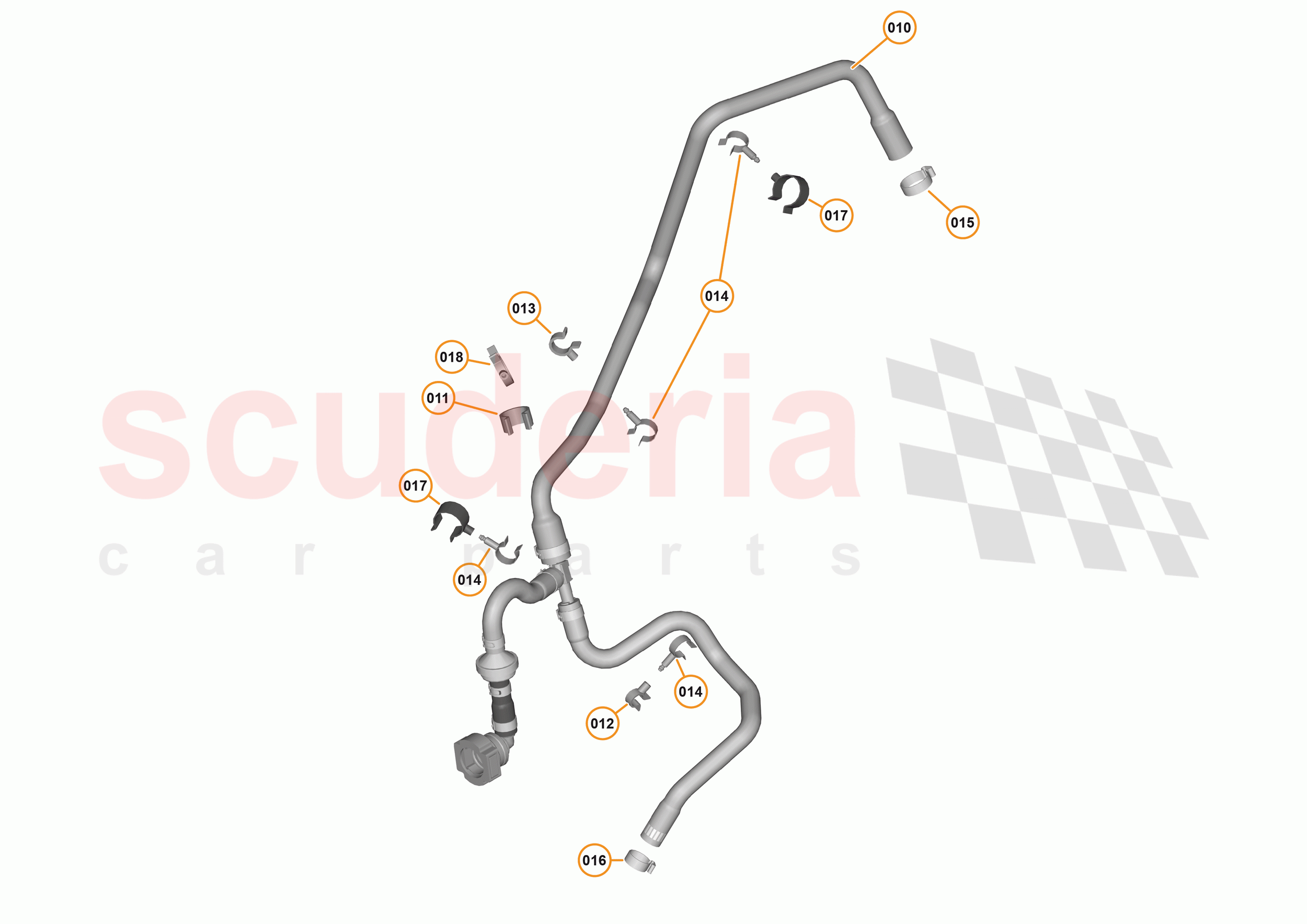 32 - ENGINE - 32.14 - ASSY-VENTURI PURGE HOSE of McLaren McLaren 540C Coupe