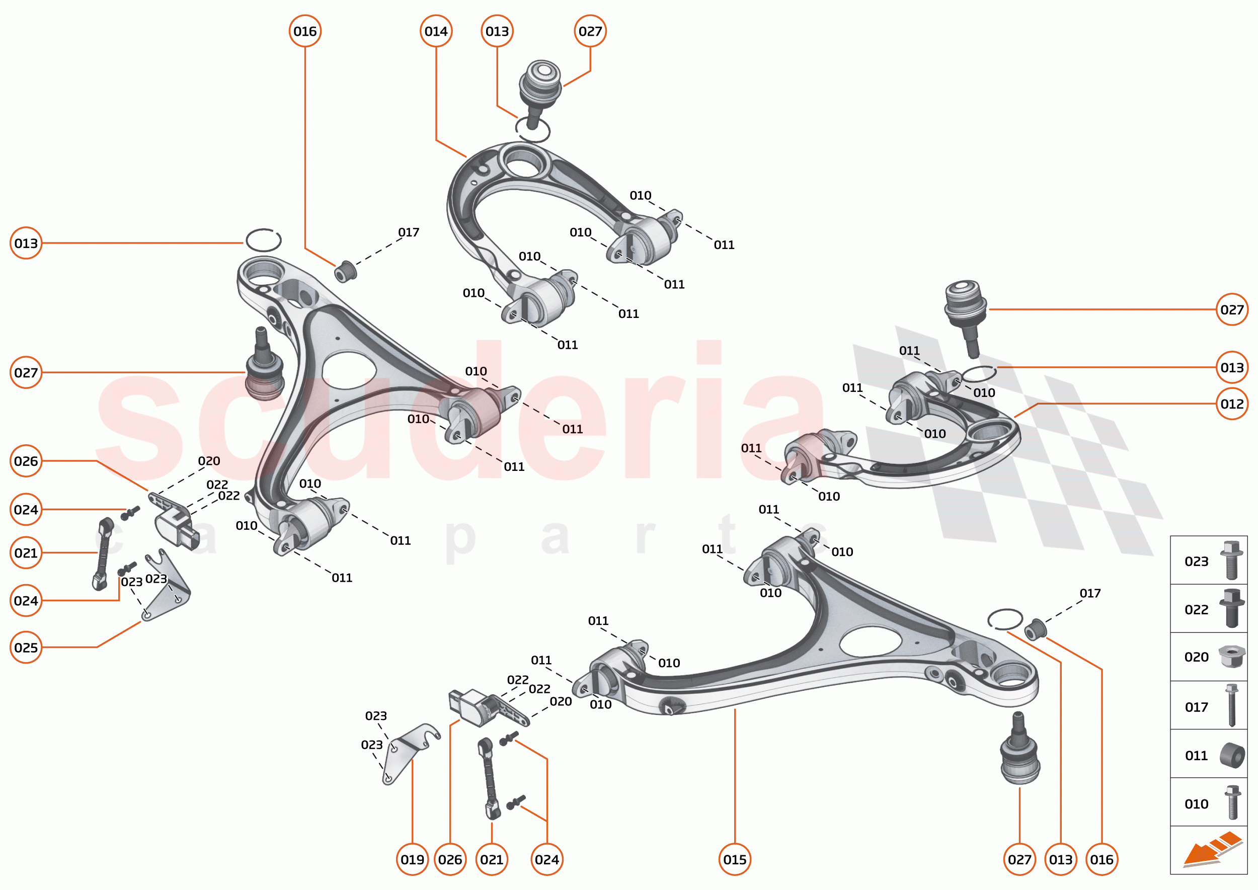 17 - SUSPENSION - 17.3 - TRANSVERSE LINKS FRONT of McLaren McLaren Speedtail