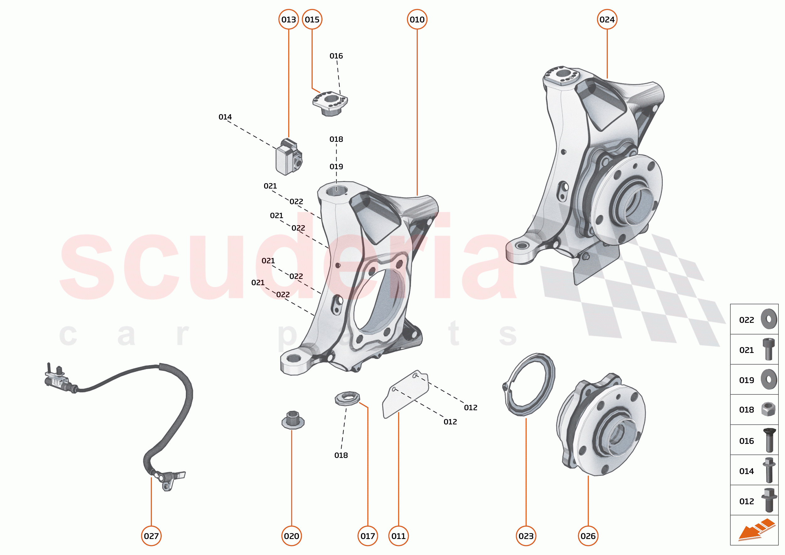 18 - SUSPENSION - FRONT - 18.2 - UPRIGHTS FRONT of McLaren McLaren 765LT