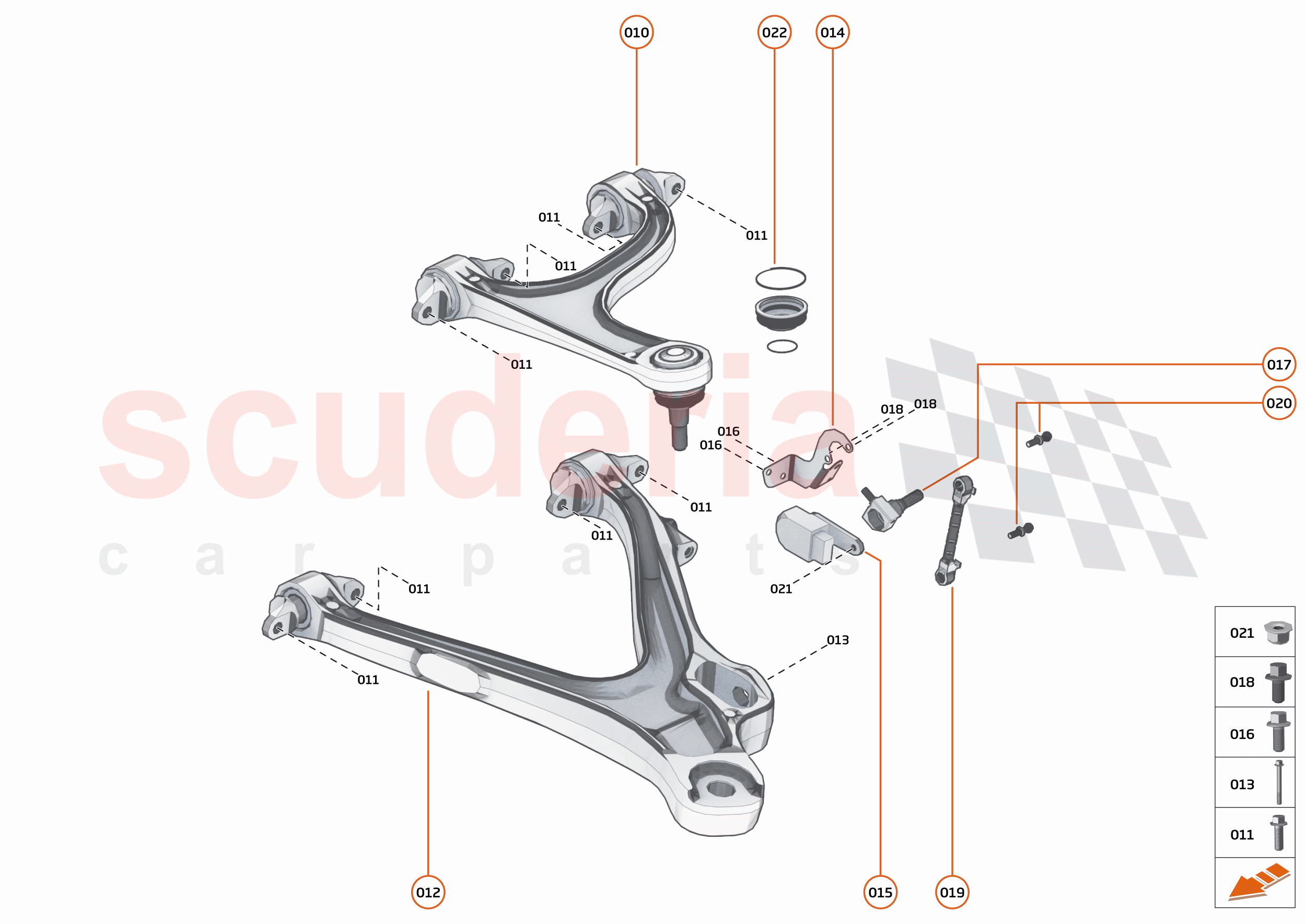 18 - SUSPENSION - REAR - 18.3 - TRANSVERSE LINKS REAR of McLaren McLaren 720S Spider
