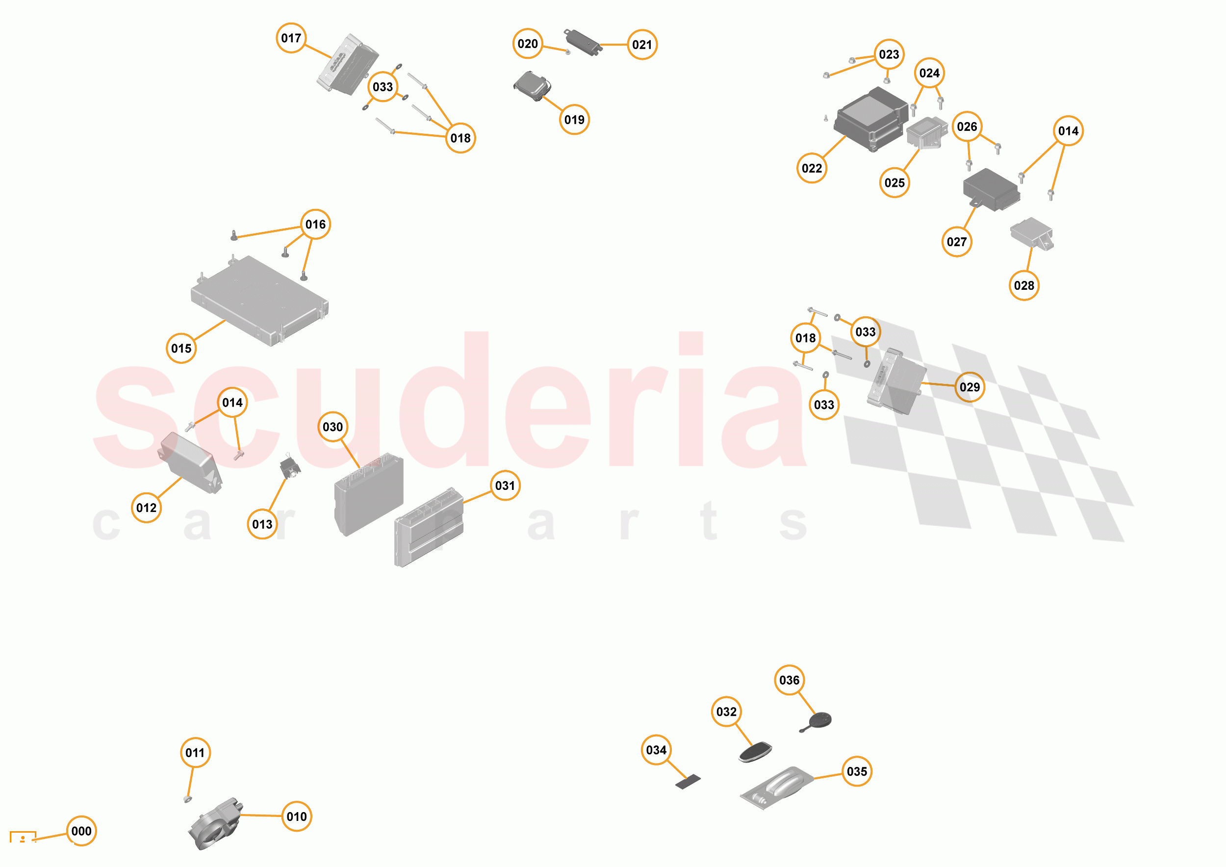 25 - M3 - ELECTRONICS HARDWARE - 25.1 - 01 - ELECTRONICS HARDWARE of McLaren McLaren 675LT Spider