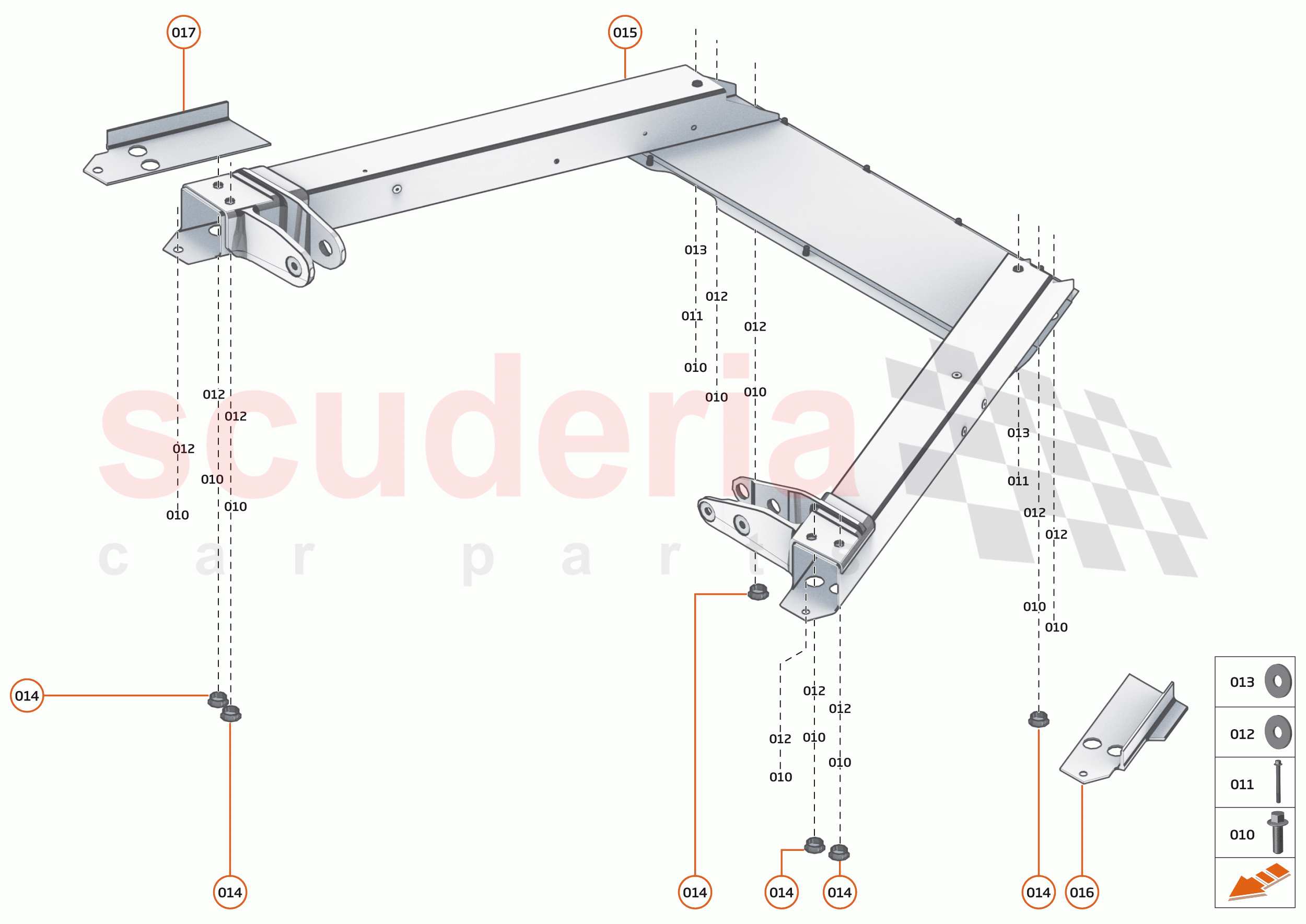 3 - REAR STRUCTURES - 3.3 - ENGINE CRADLE of McLaren McLaren Senna