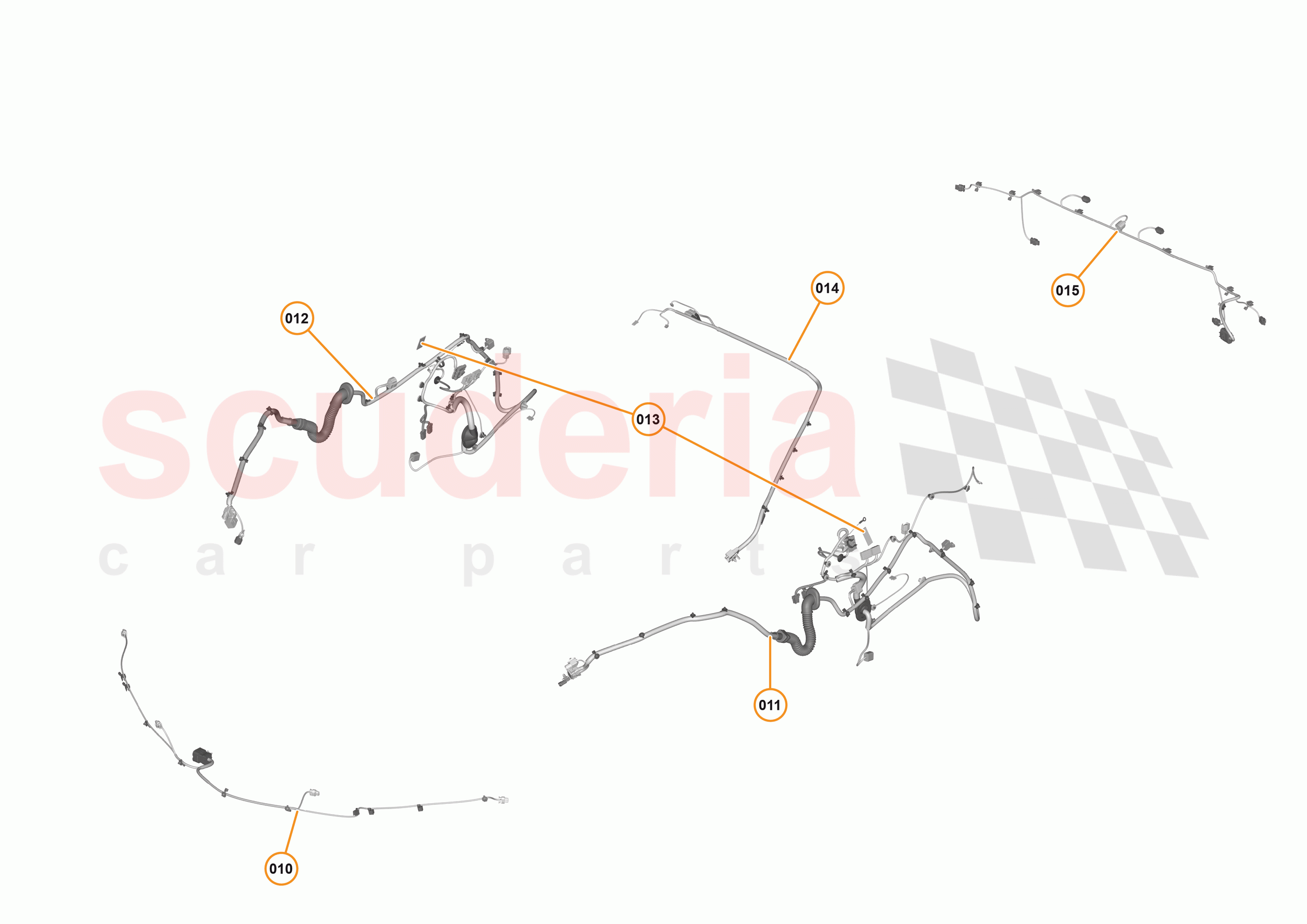 43 - WIRING HARNESS - 43.3 - NON-BODY WIRING HARNESS of McLaren McLaren 540C Coupe