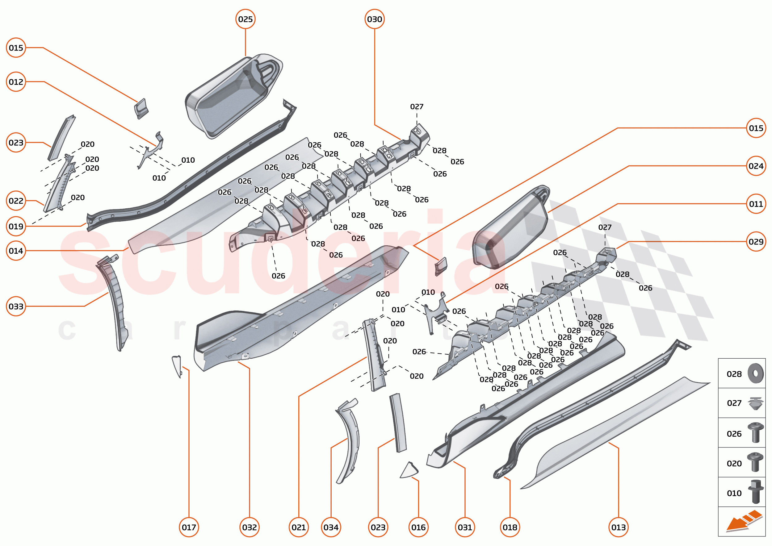6 - CLOSURES - 6.8 - DOOR HARDWARE of McLaren McLaren 600LT